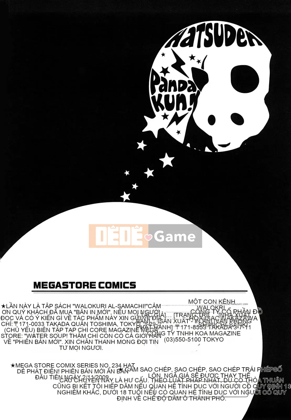 [Warokuri Haru] Hatsuden Panda-kun!