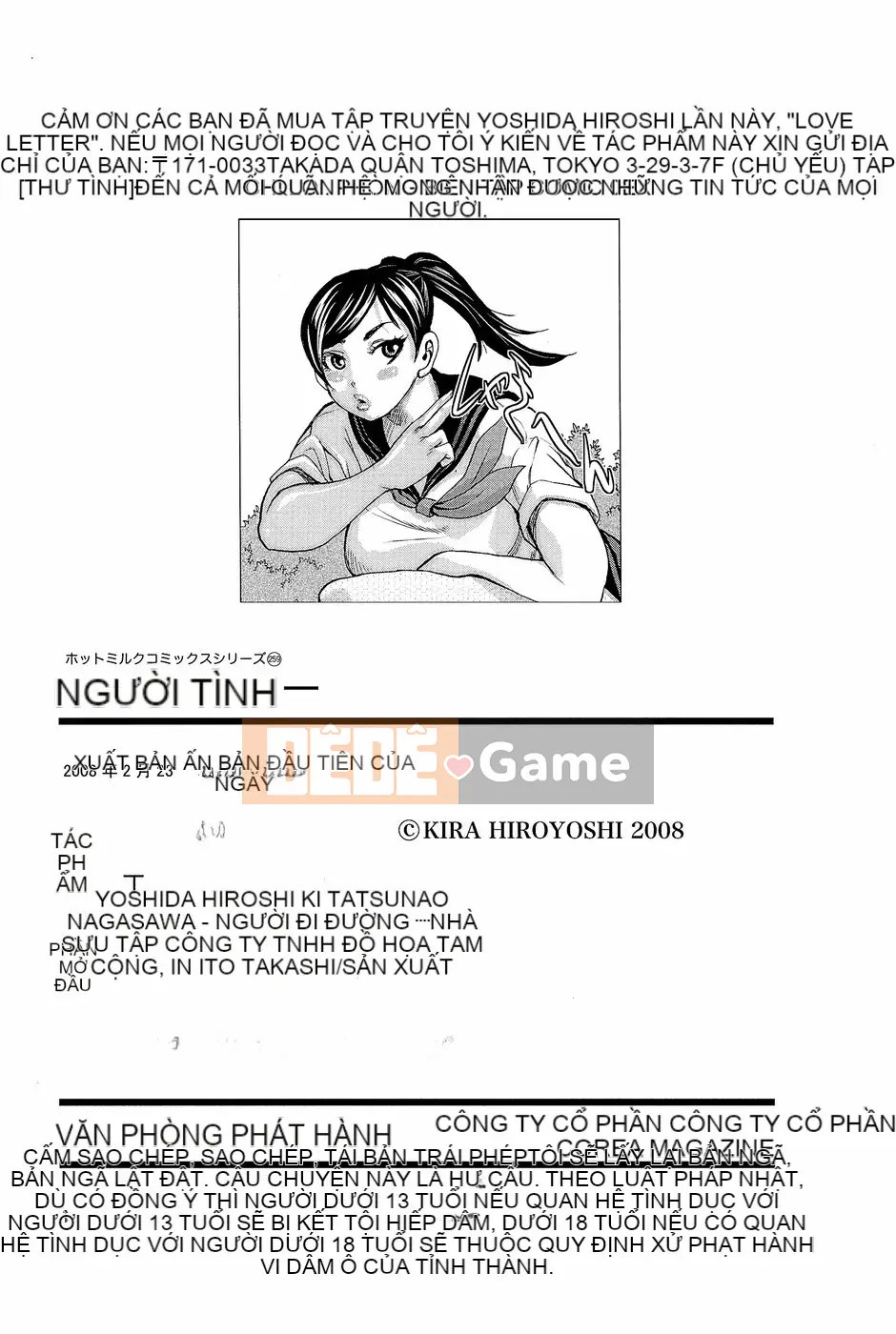 [Kira Hirogi] Bức thư tình