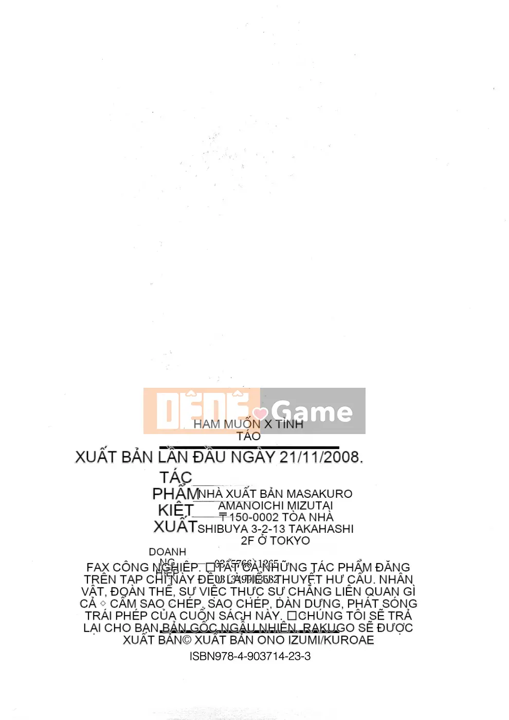 [Amano Issui] Dục vọng x Thức tỉnh