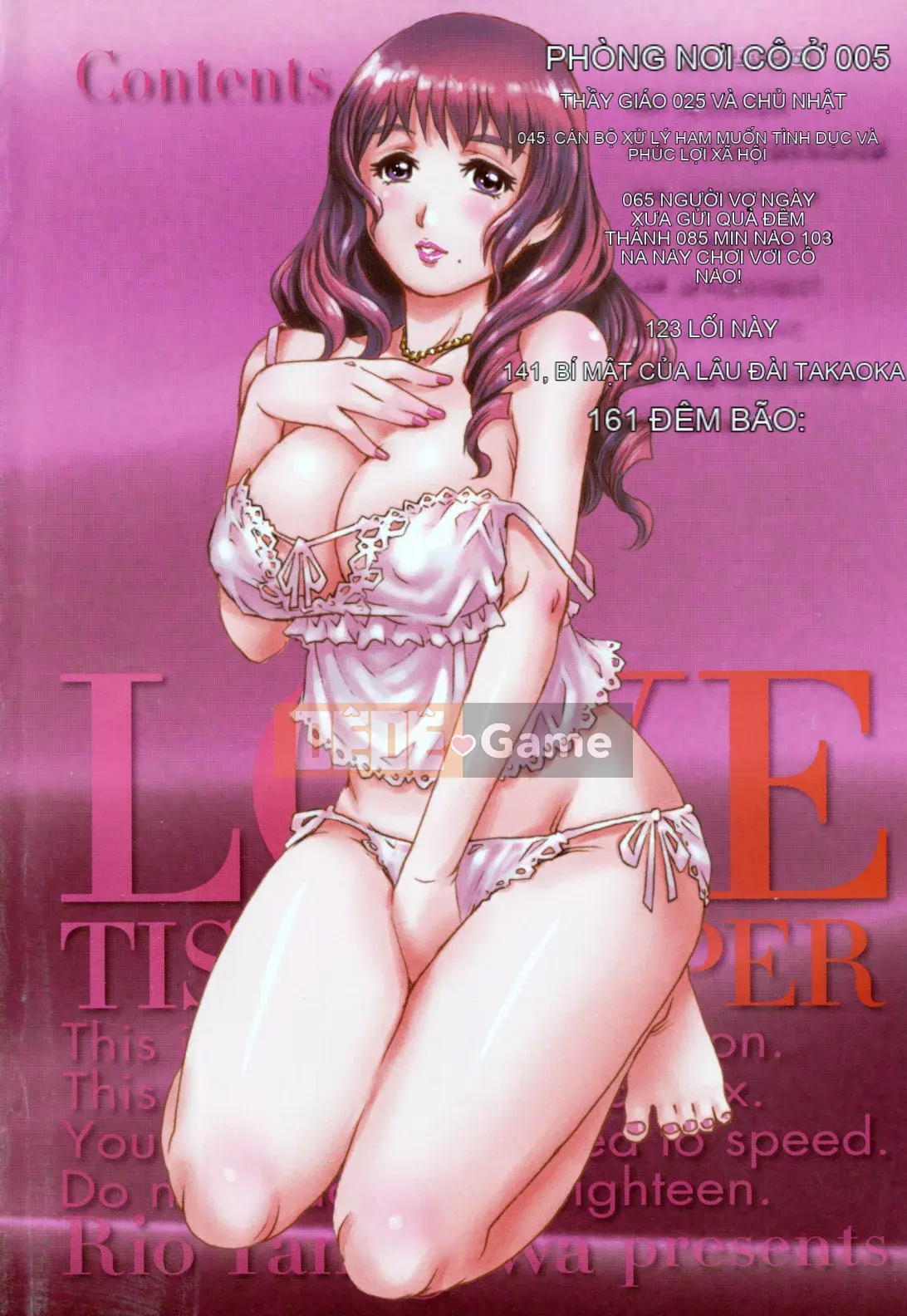 [Yanagawa Rio] Khăn giấy TÌNH YÊU