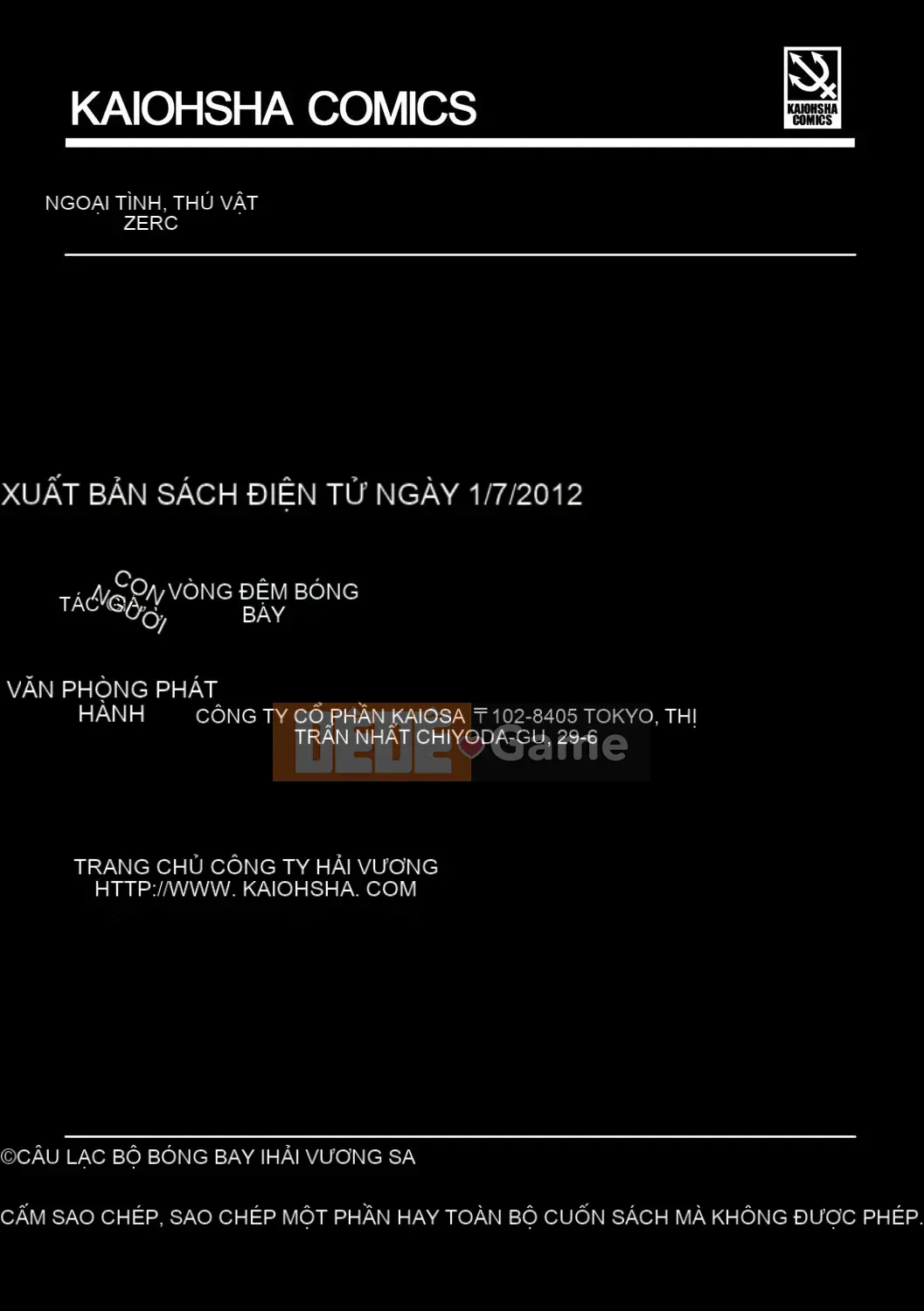 [Câu lạc bộ Fukusen] Kangoku ZERO [Kỹ thuật số]