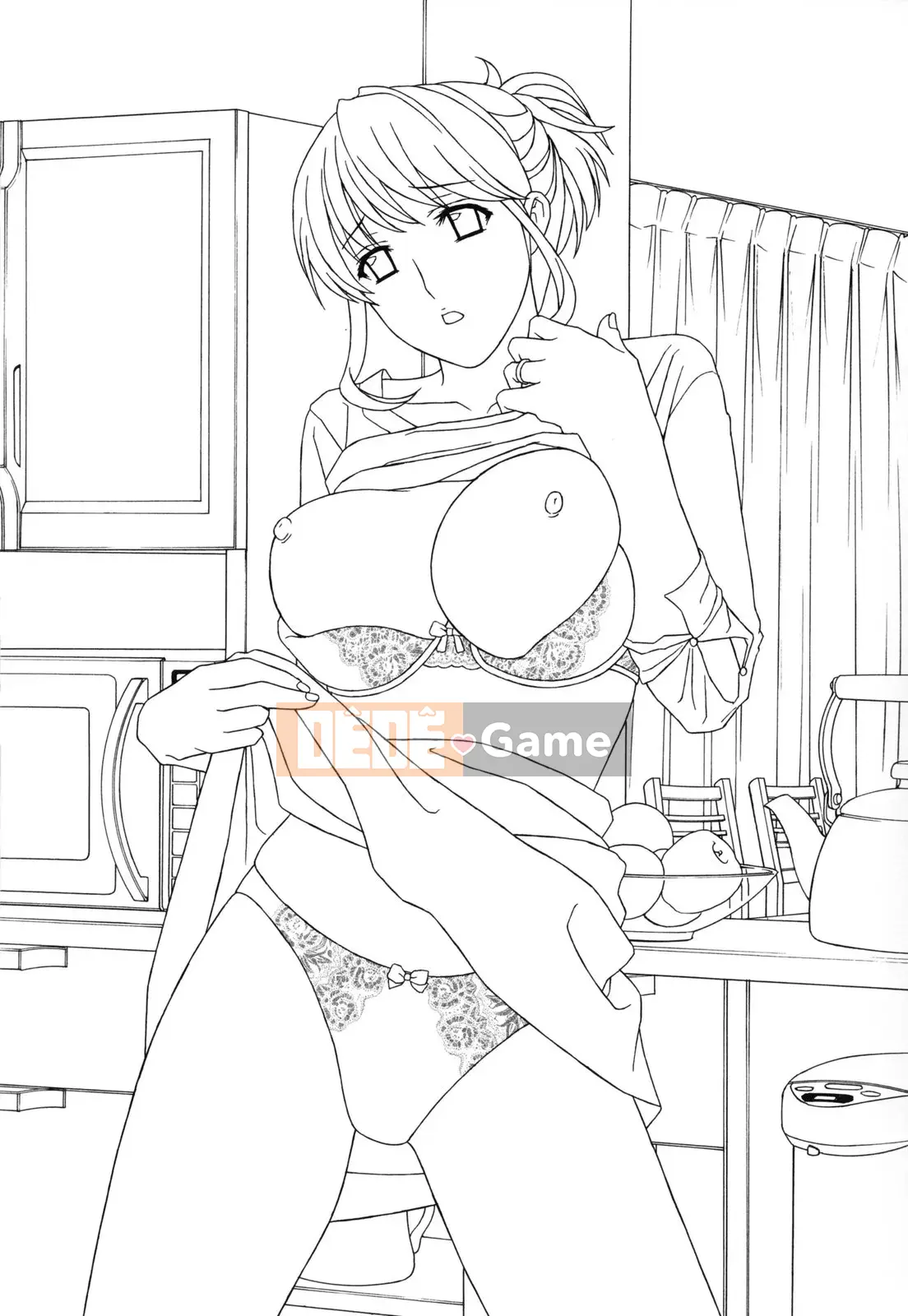 [Hidemi Amano] Quần lót vợ giật