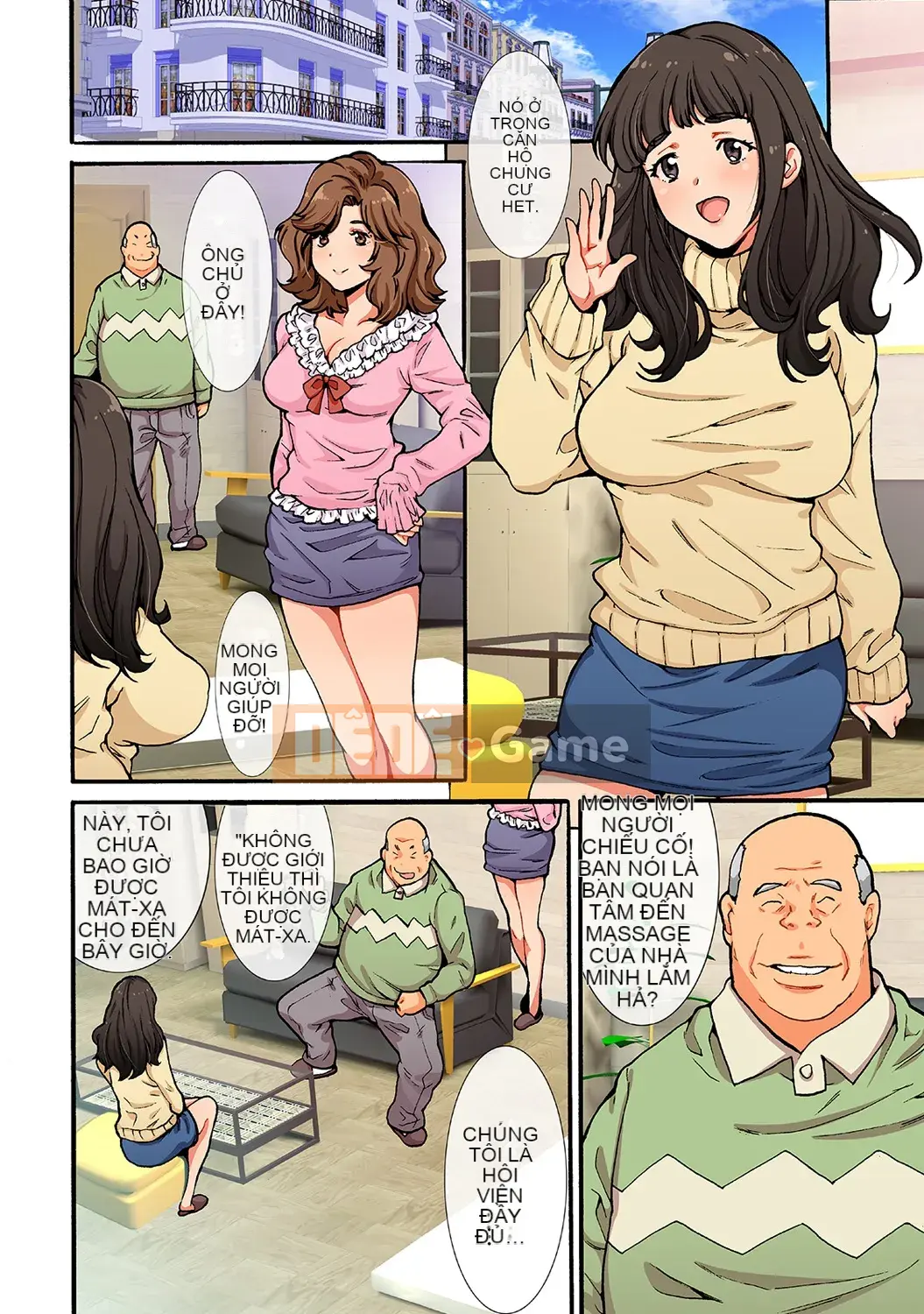 [Yasunaga Oyama] Stained Married Woman Massage Club