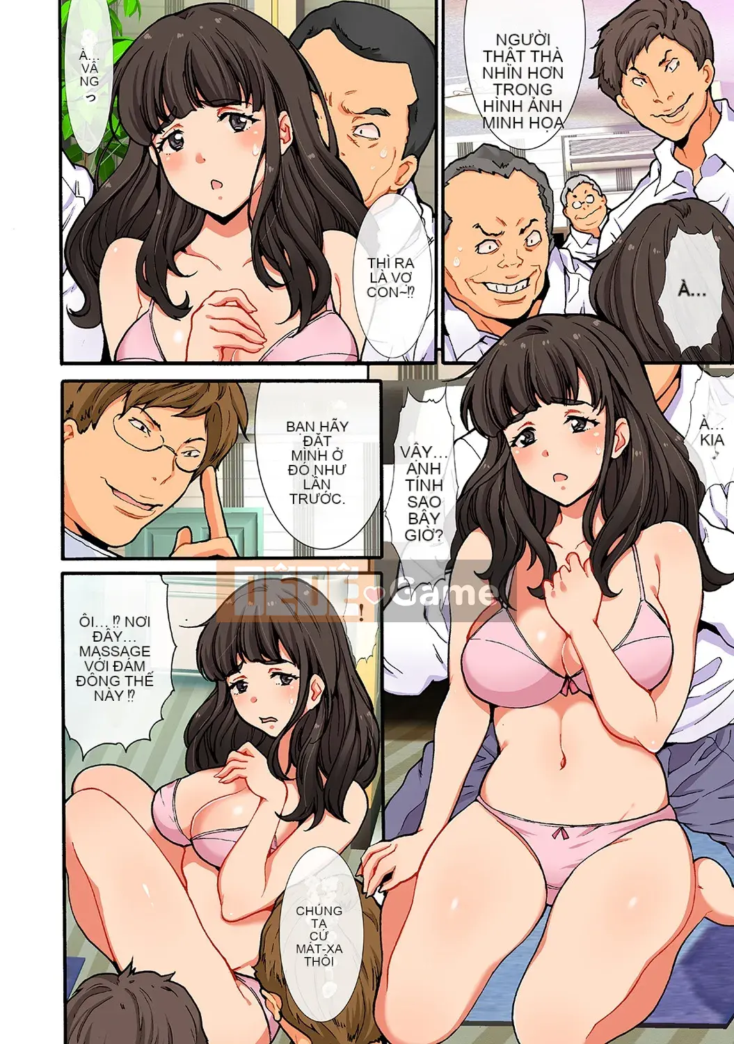 [Yasunaga Oyama] Stained Married Woman Massage Club