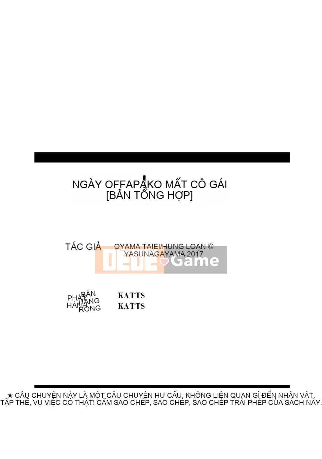 [Oyama Yasunaga] Off Paco! Ngày thiếu nữ mất đi một cô gái [Digital]