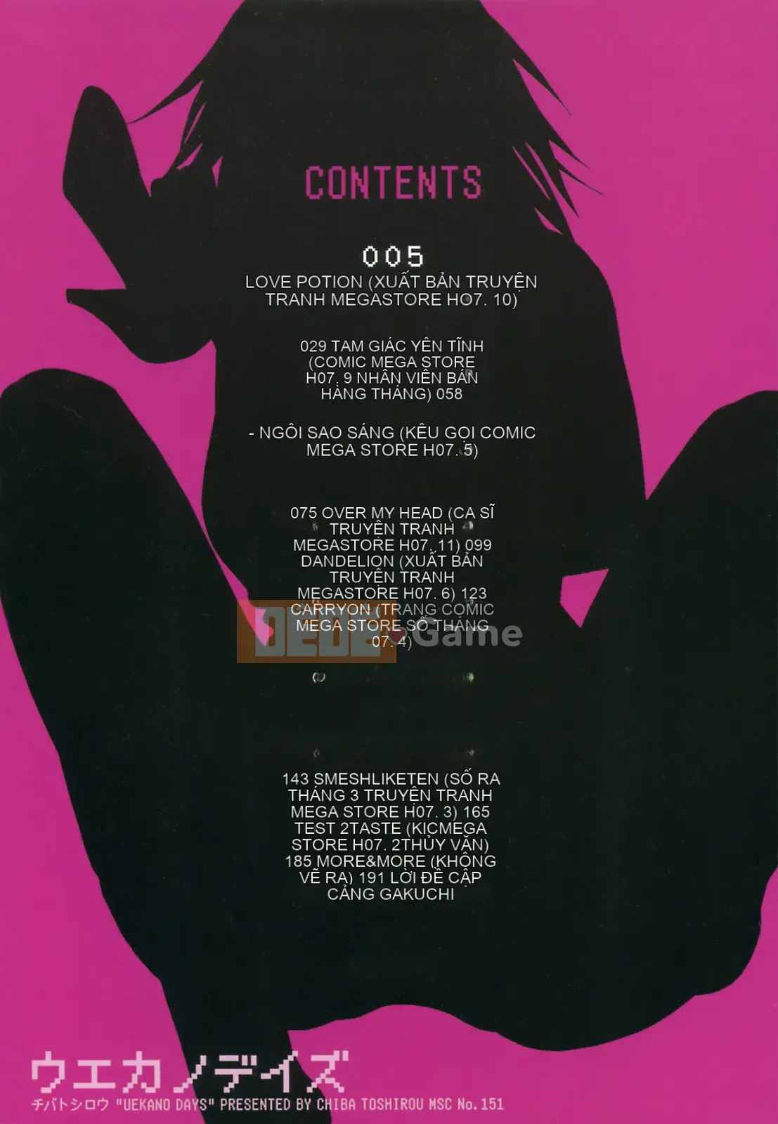 [Chiba Toshirou] Ngày Uekano