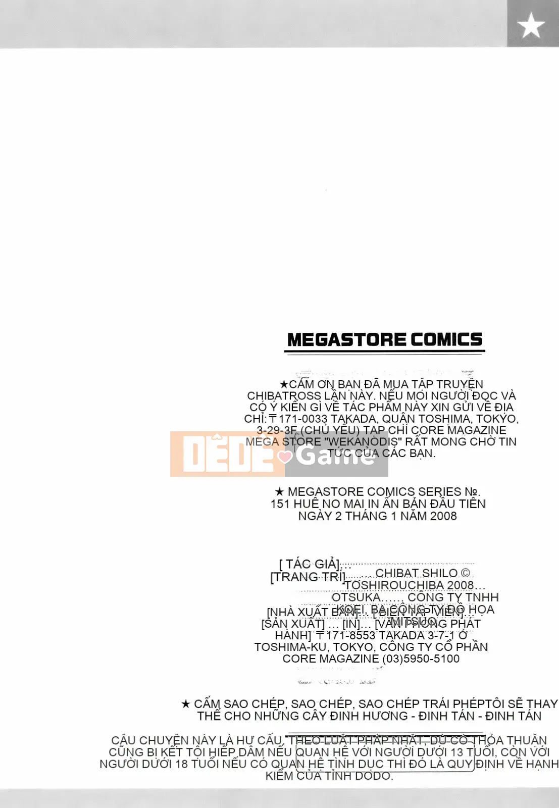 [Chiba Toshirou] Ngày Uekano