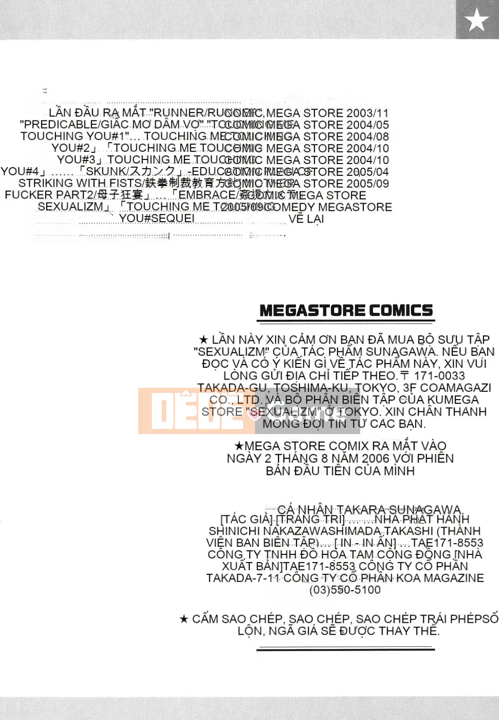 [Sunagawa Tara] Tình dục