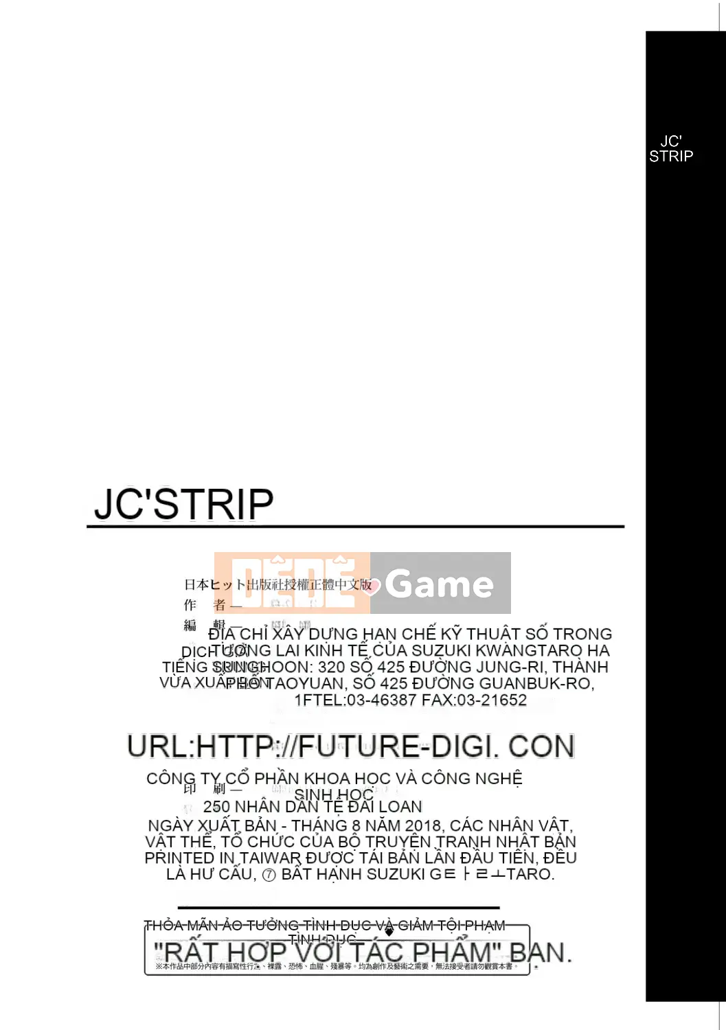 [Suzuki Kyutaro] CHUYẾN ĐI CỦA JC