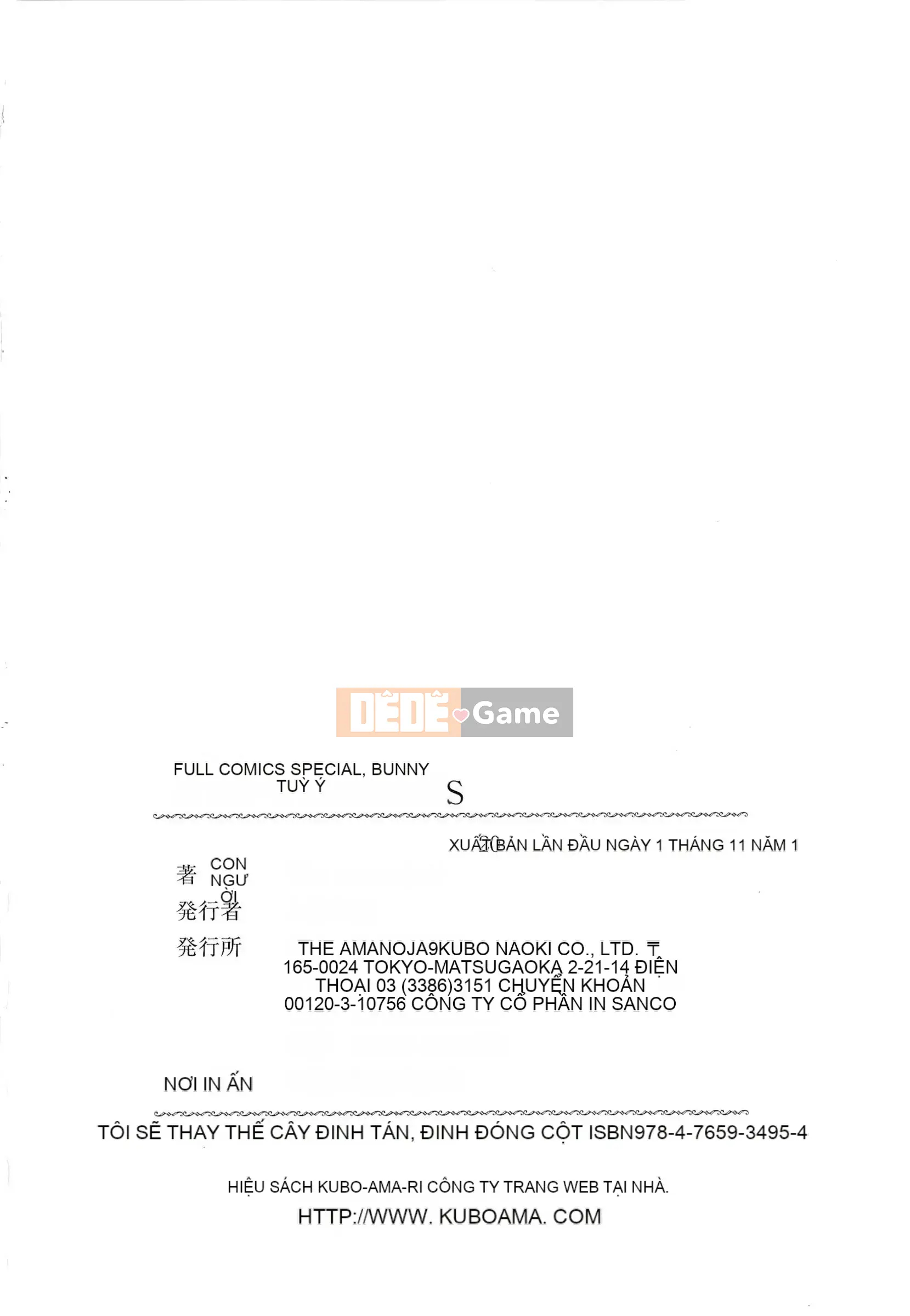 [The Amanoja9] Những chú thỏ Omakase