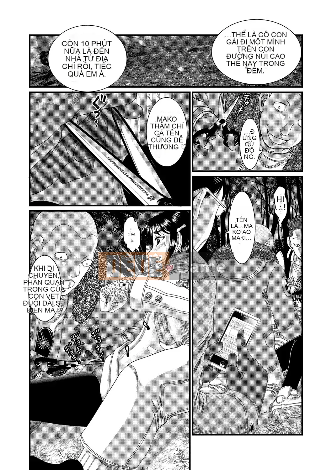 [Awajihimeji] Cô gái nói, "Higii!