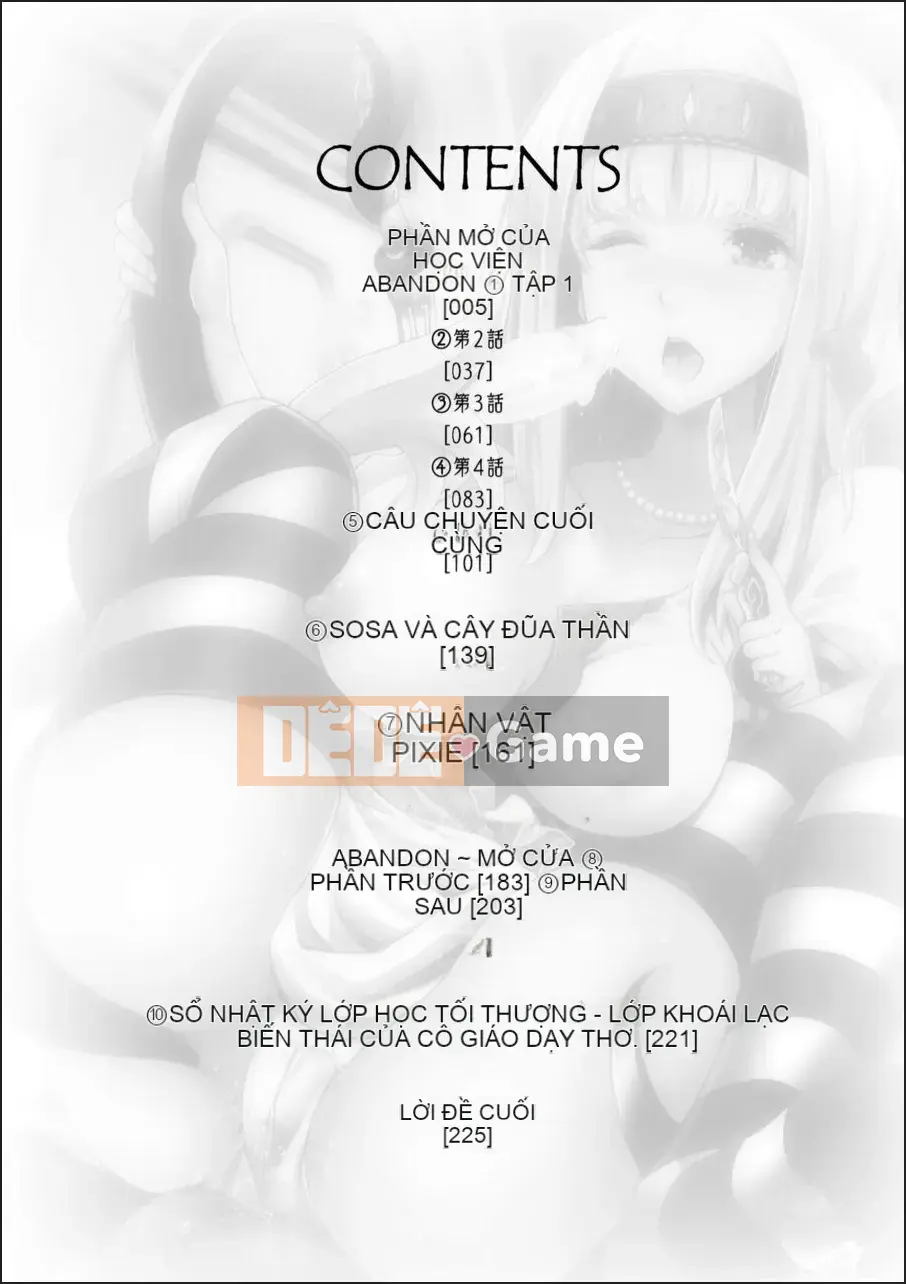 [Rakujin] Abandon-100 Lớp Học Bí Ẩn Bạn Không Thể Rời Đi Nuki-E-book Phiên bản giới hạn với Nhà thiết kế nhân vật & Bộ sưu tập minh họa màu quý giá