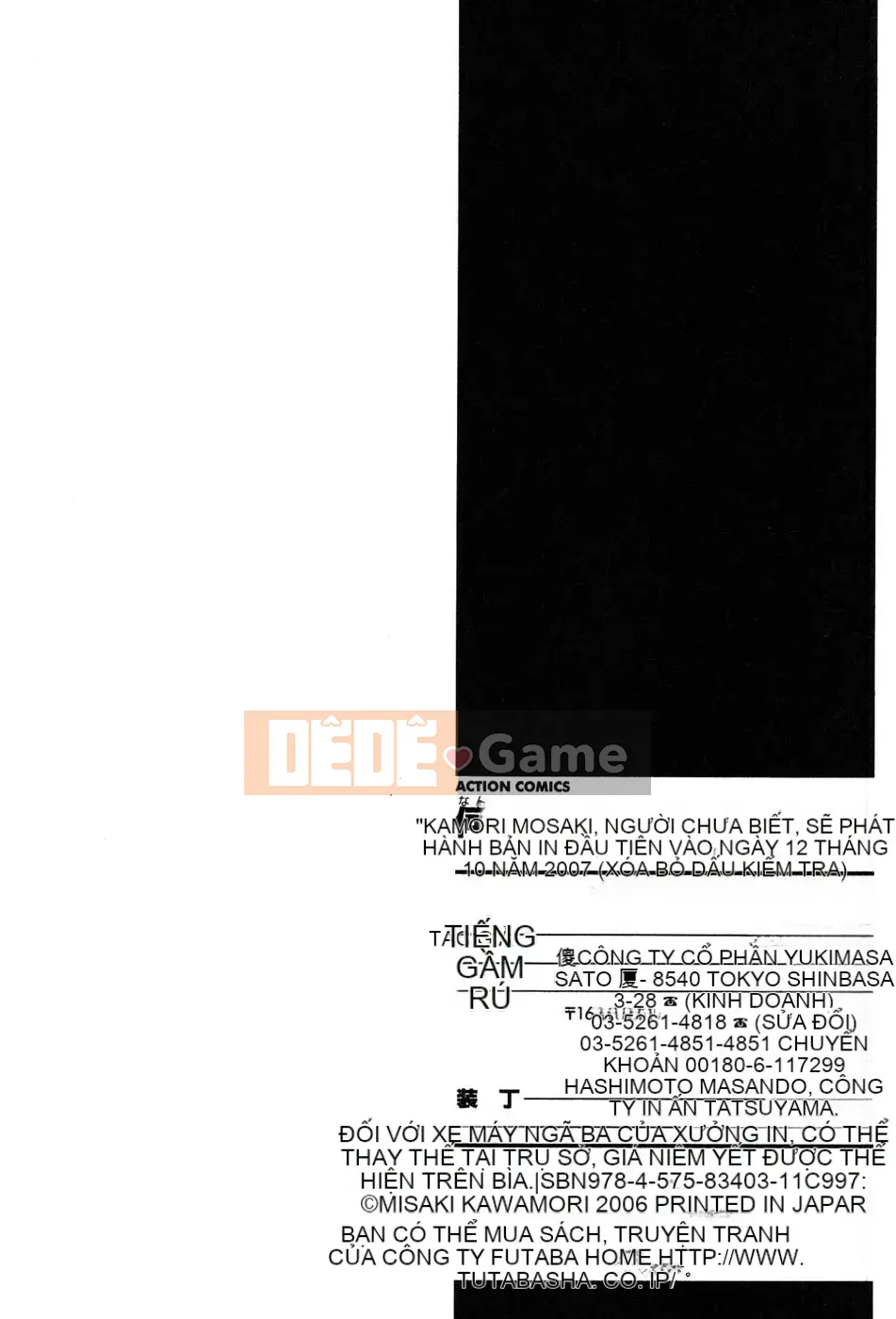 [Kawamori Misaki] Tôi không biết gì cả