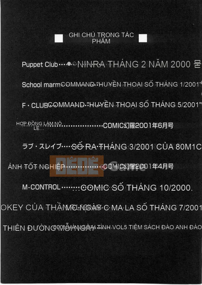 [Ryuichi Hoshino] Hy sinh niềm vui