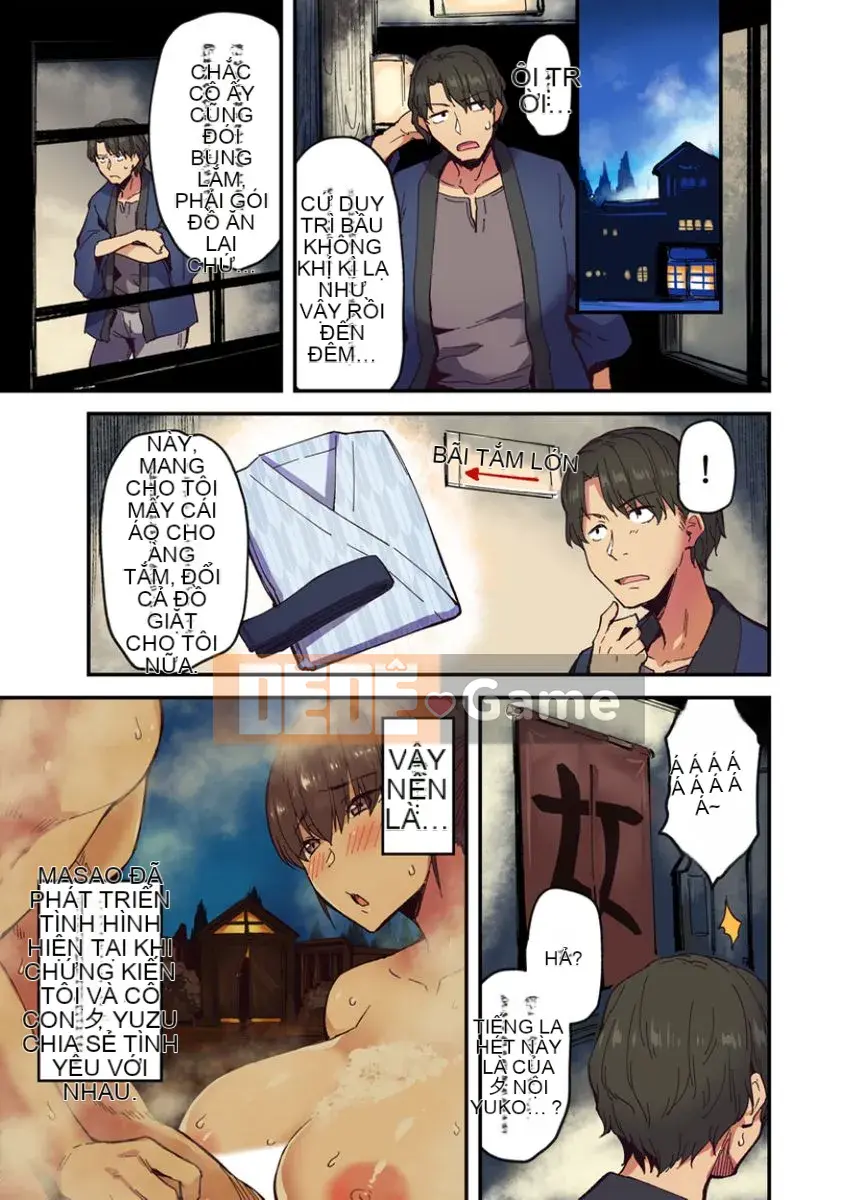 [Yonezo] Vếu sống trong ryokan ~Bạn sẽ không phát hiện ra ngay cả khi bạn quan hệ tình dục trong bồn tắm nhiều mây~ Ch.1-9