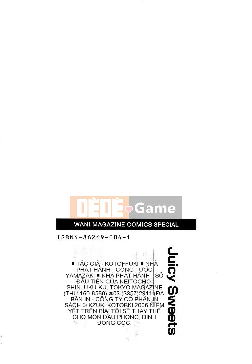 [Kotobuki Kazuki] Kẹo dẻo