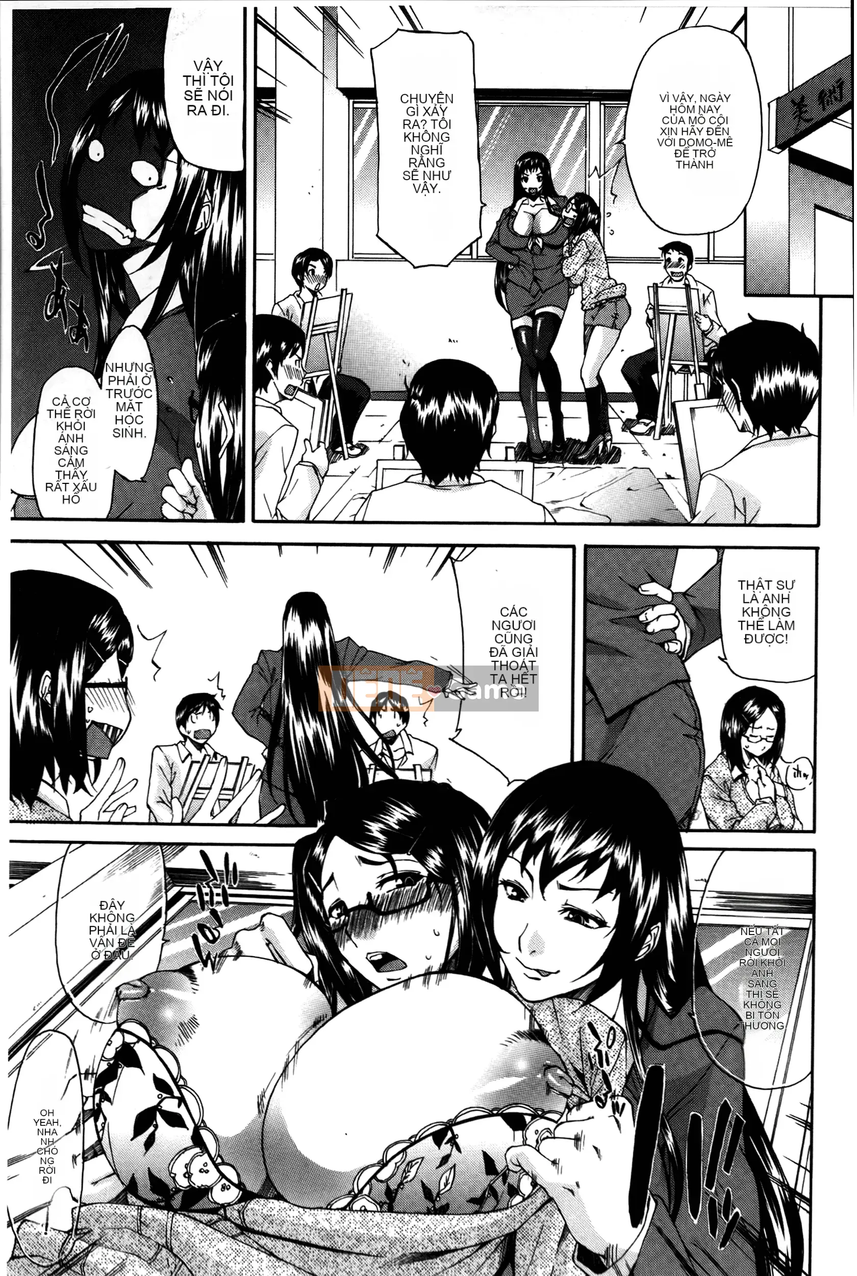 [Murasaki Minemi] Slut's Nest Bitches tranh giành con cặc của tôi