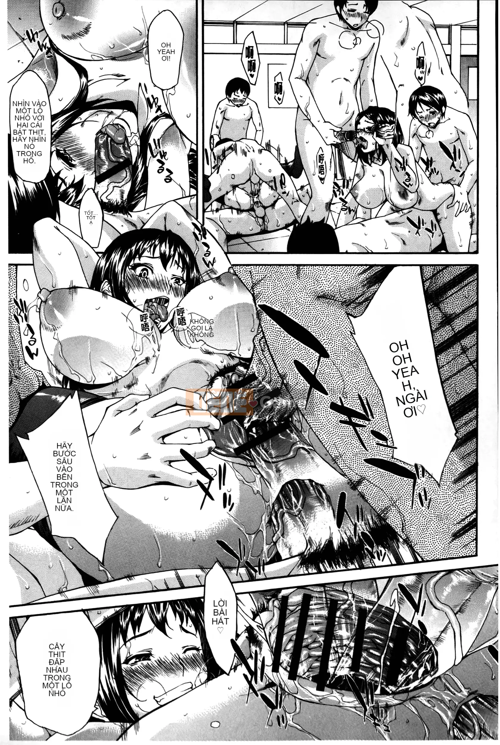 [Murasaki Minemi] Slut's Nest Bitches tranh giành con cặc của tôi