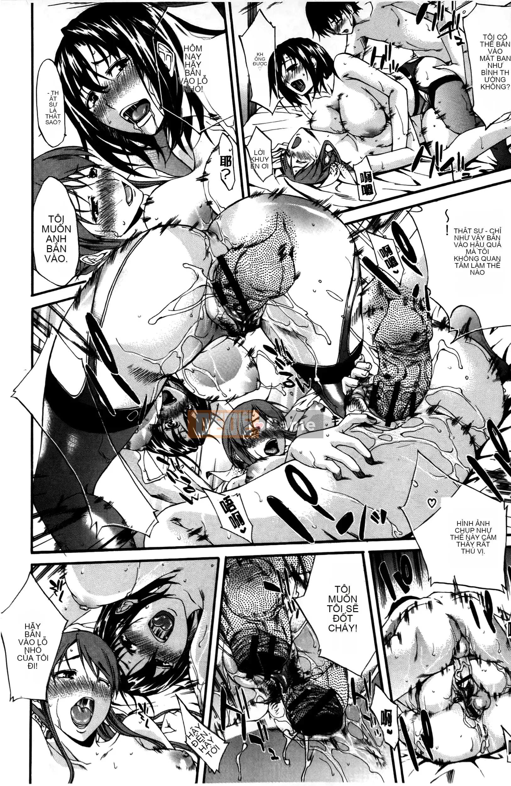 [Murasaki Minemi] Slut's Nest Bitches tranh giành con cặc của tôi