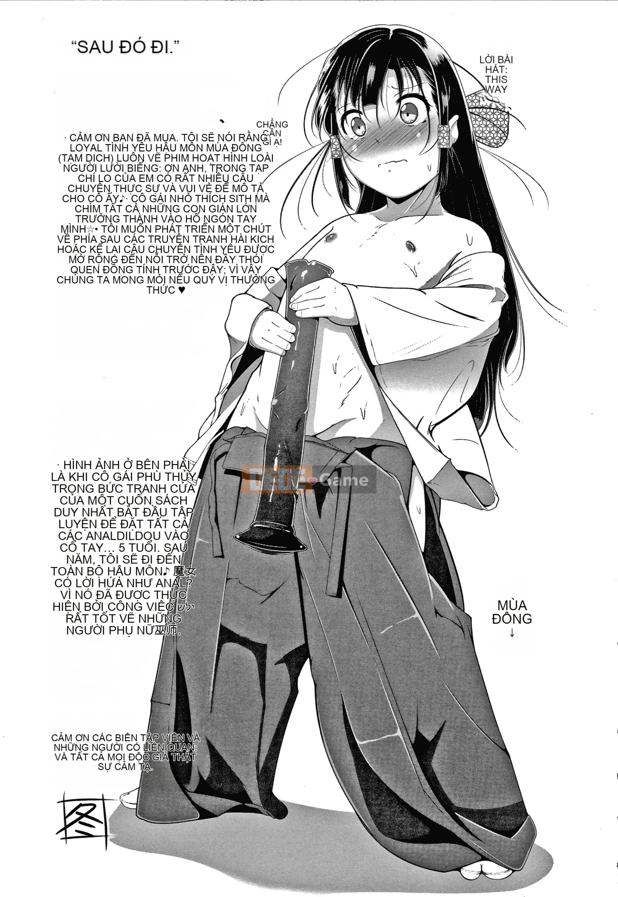 [Fuyutsugu] Một cái lỗ mà ngay cả một đứa trẻ nhỏ cũng có thể nhét mọi thứ vào