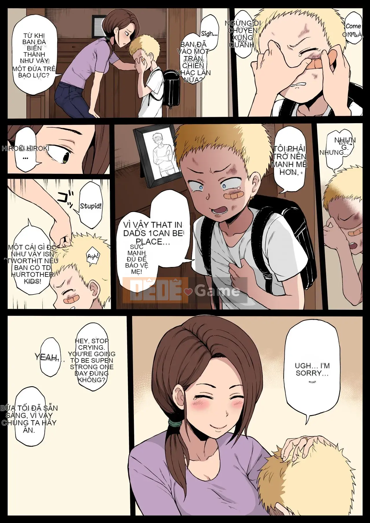 Sân thượng MC học sinh chuyển trường màu đen NTR 1-4 (màu trên)