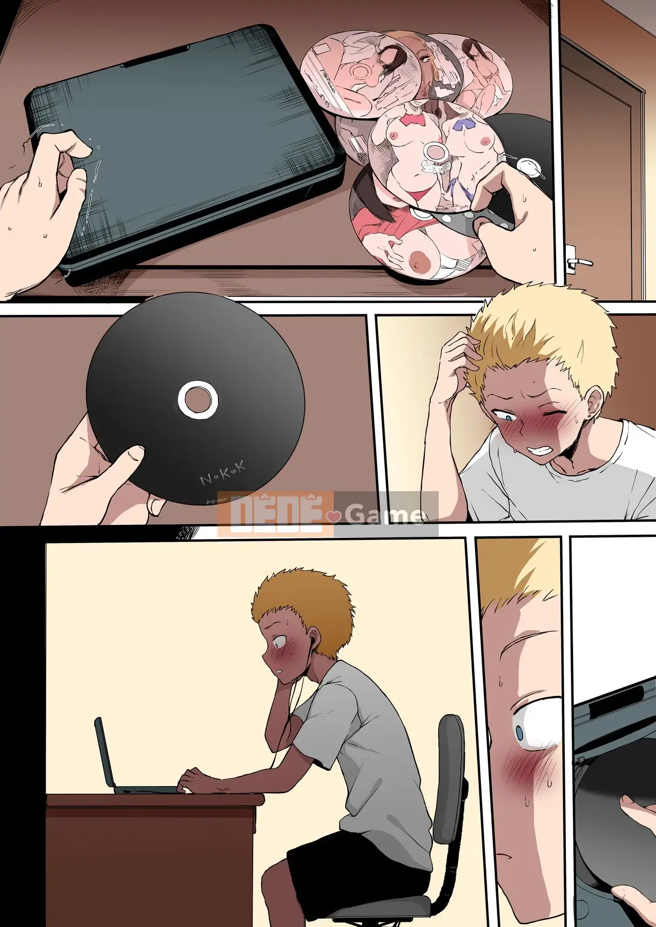 Sân thượng MC học sinh chuyển trường màu đen NTR 1-4 (màu trên)