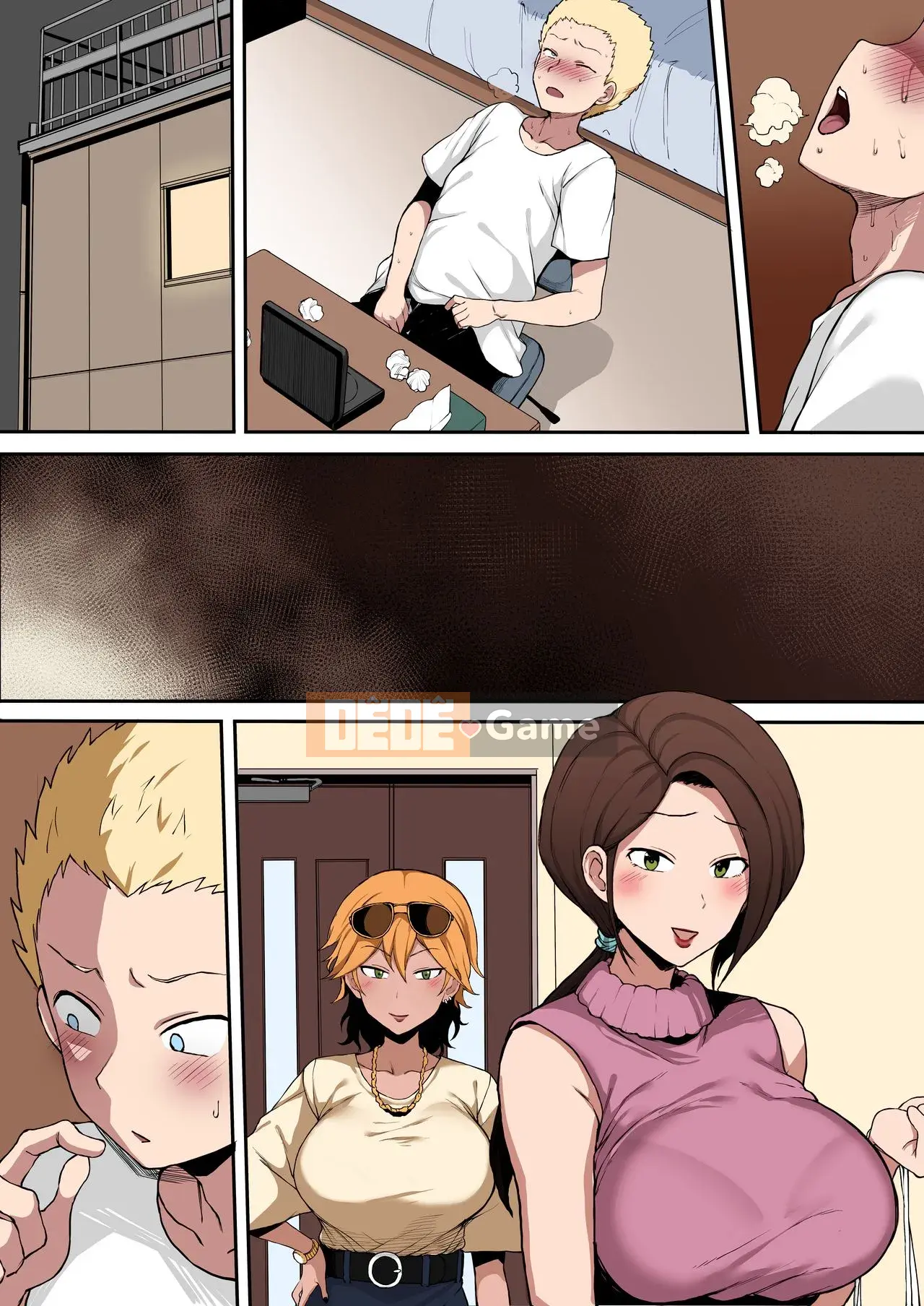 Sân thượng MC học sinh chuyển trường màu đen NTR 1-4 (màu trên)