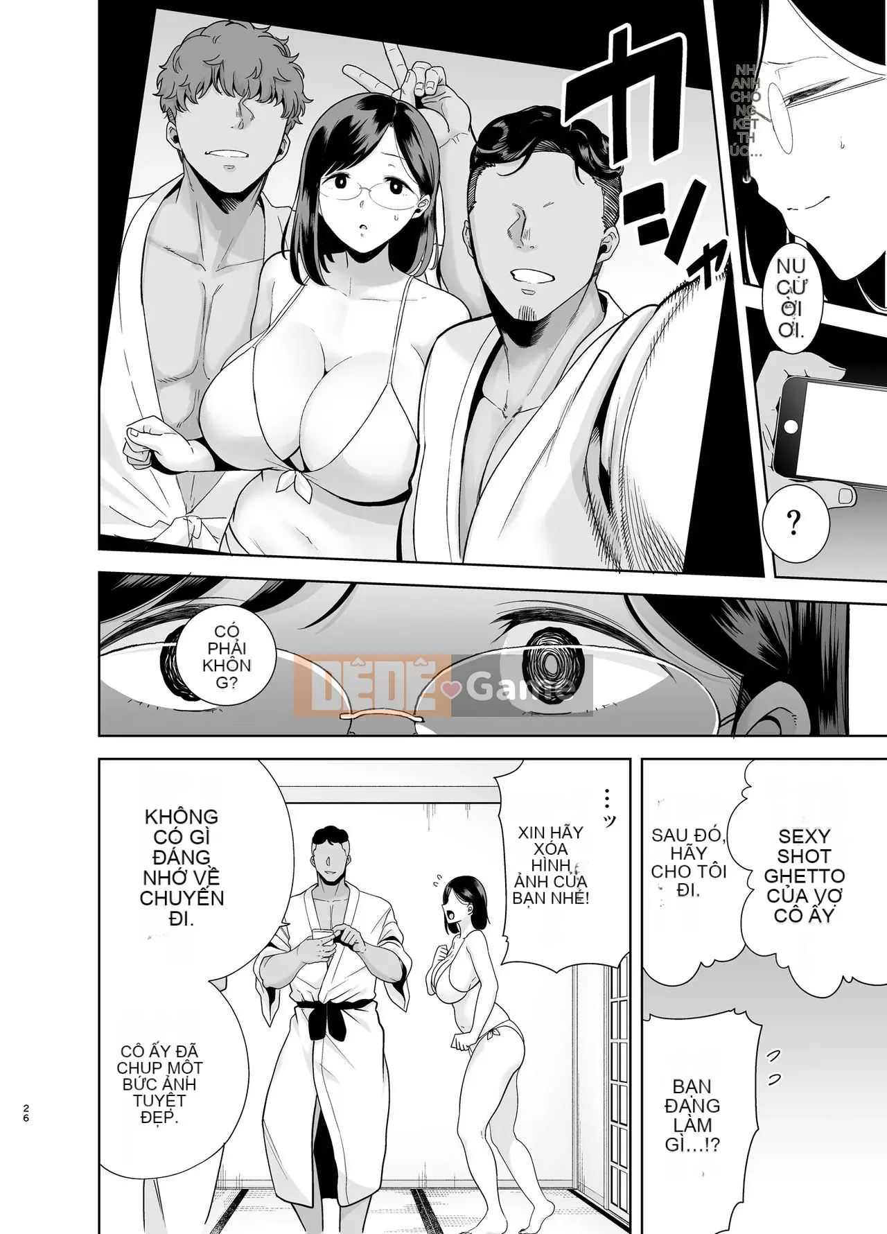 [CHƠI BÚP BÊ (Kurosu Gatari)] Natsutsuma ~Natsu, Ryokan, Vợ rơi vào tay Nampa Men~