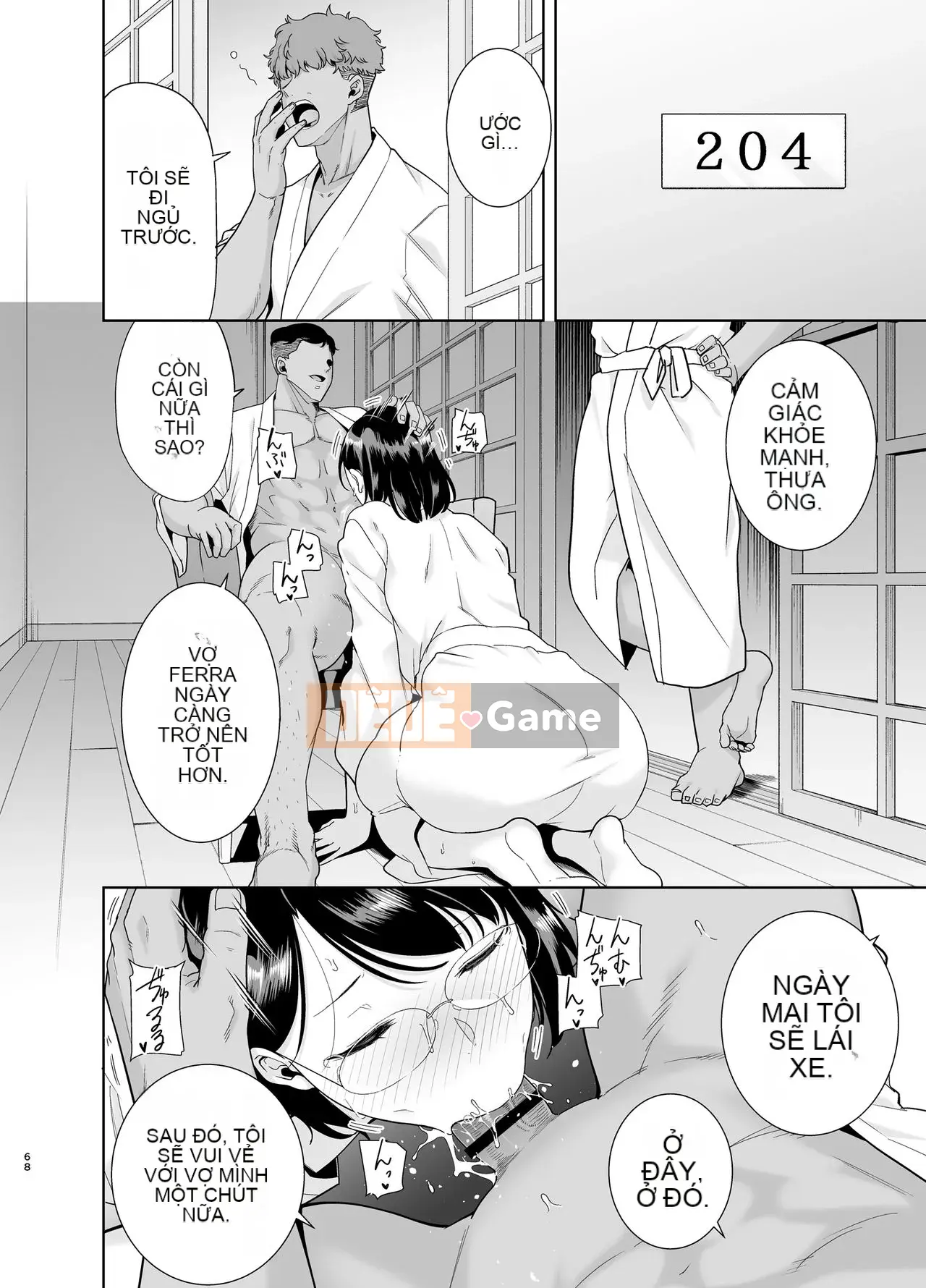 [CHƠI BÚP BÊ (Kurosu Gatari)] Natsutsuma ~Natsu, Ryokan, Vợ rơi vào tay Nampa Men~