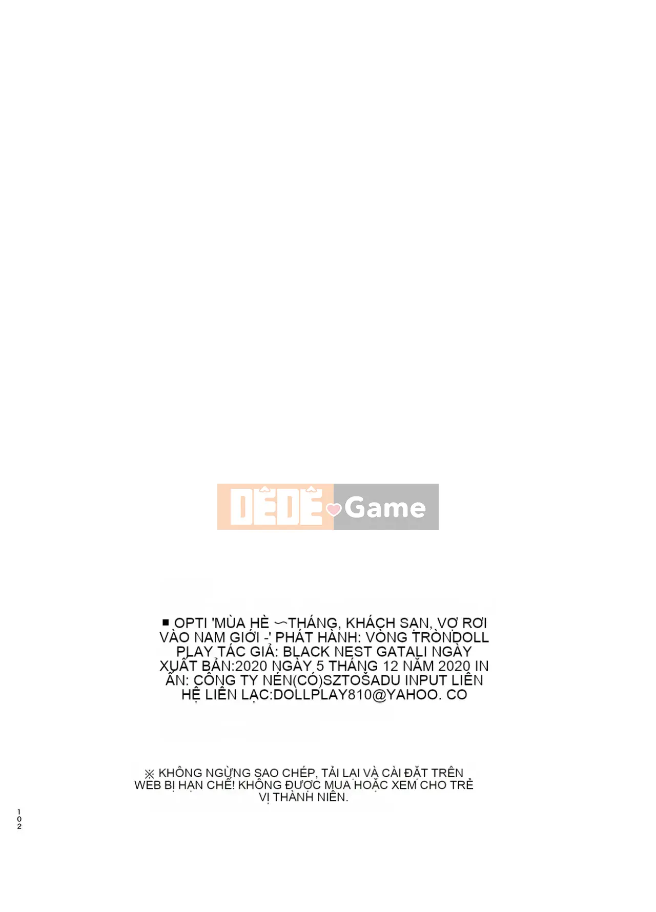 [CHƠI BÚP BÊ (Kurosu Gatari)] Natsutsuma ~Natsu, Ryokan, Vợ rơi vào tay Nampa Men~