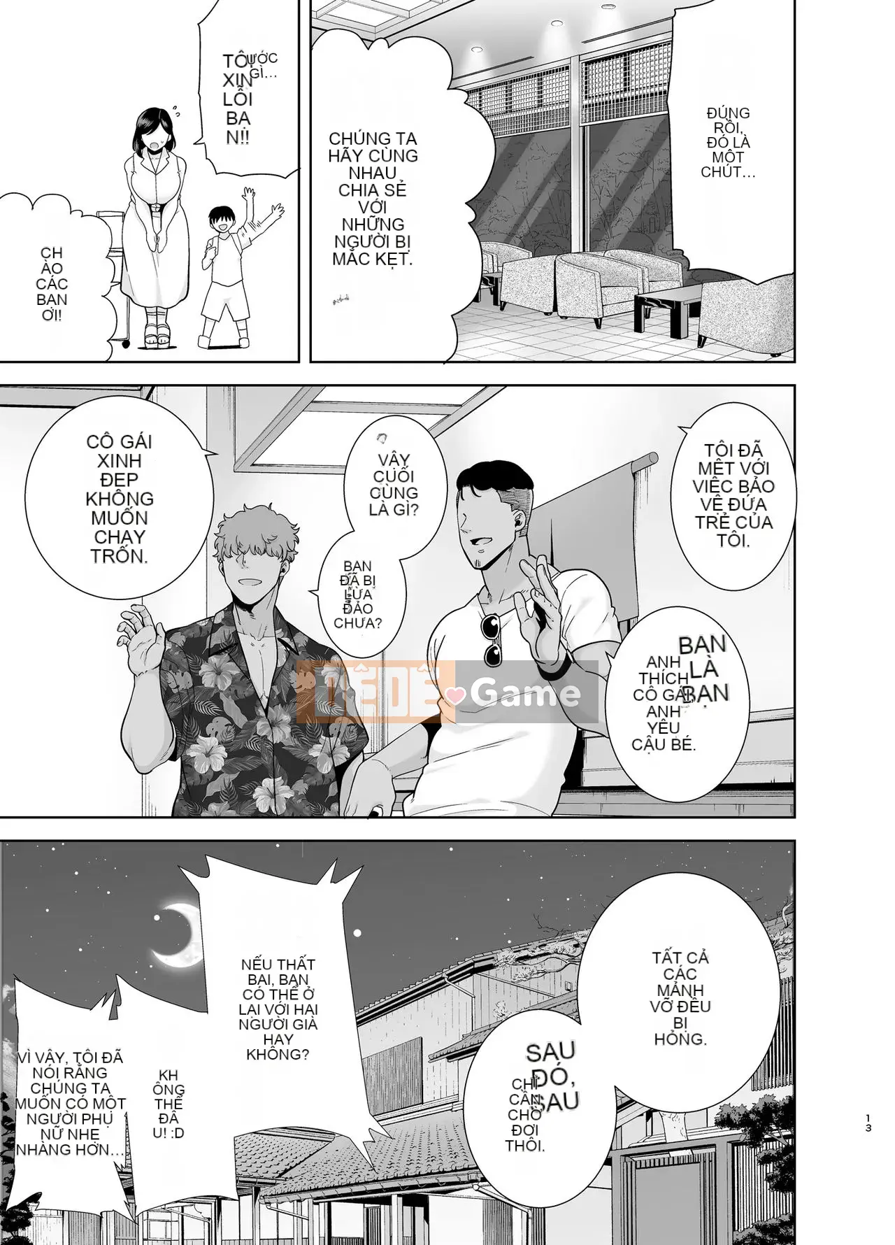 [CHƠI BÚP BÊ (Kurosu Gatari)] Natsutsuma ~Natsu, Ryokan, Vợ rơi vào tay Nampa Men~