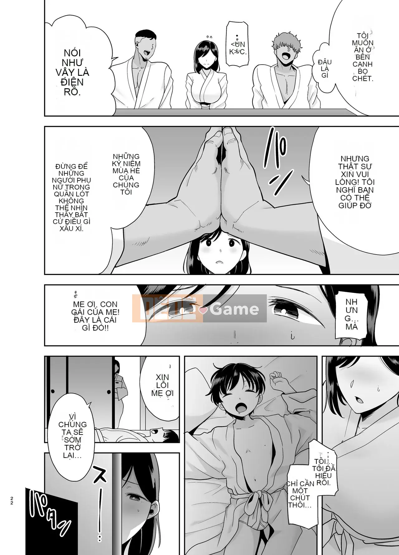 [CHƠI BÚP BÊ (Kurosu Gatari)] Natsutsuma ~Natsu, Ryokan, Vợ rơi vào tay Nampa Men~