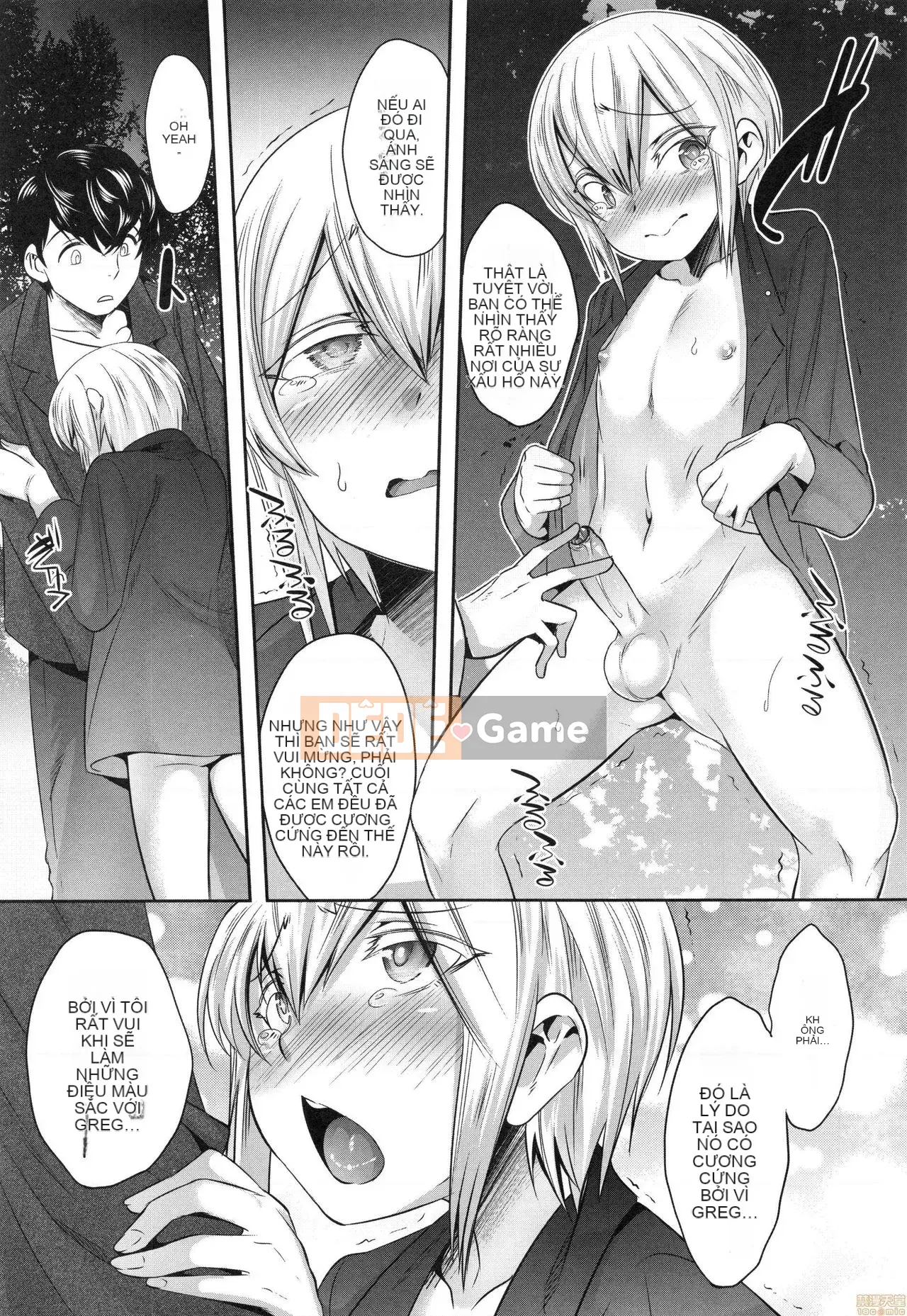 [Kenji Nanamatsu] Sự xấu hổ của bạn thật dễ thương ~Otokotachi no Konbinezon~ [Tiếng Trung] [Không kiểm duyệt]