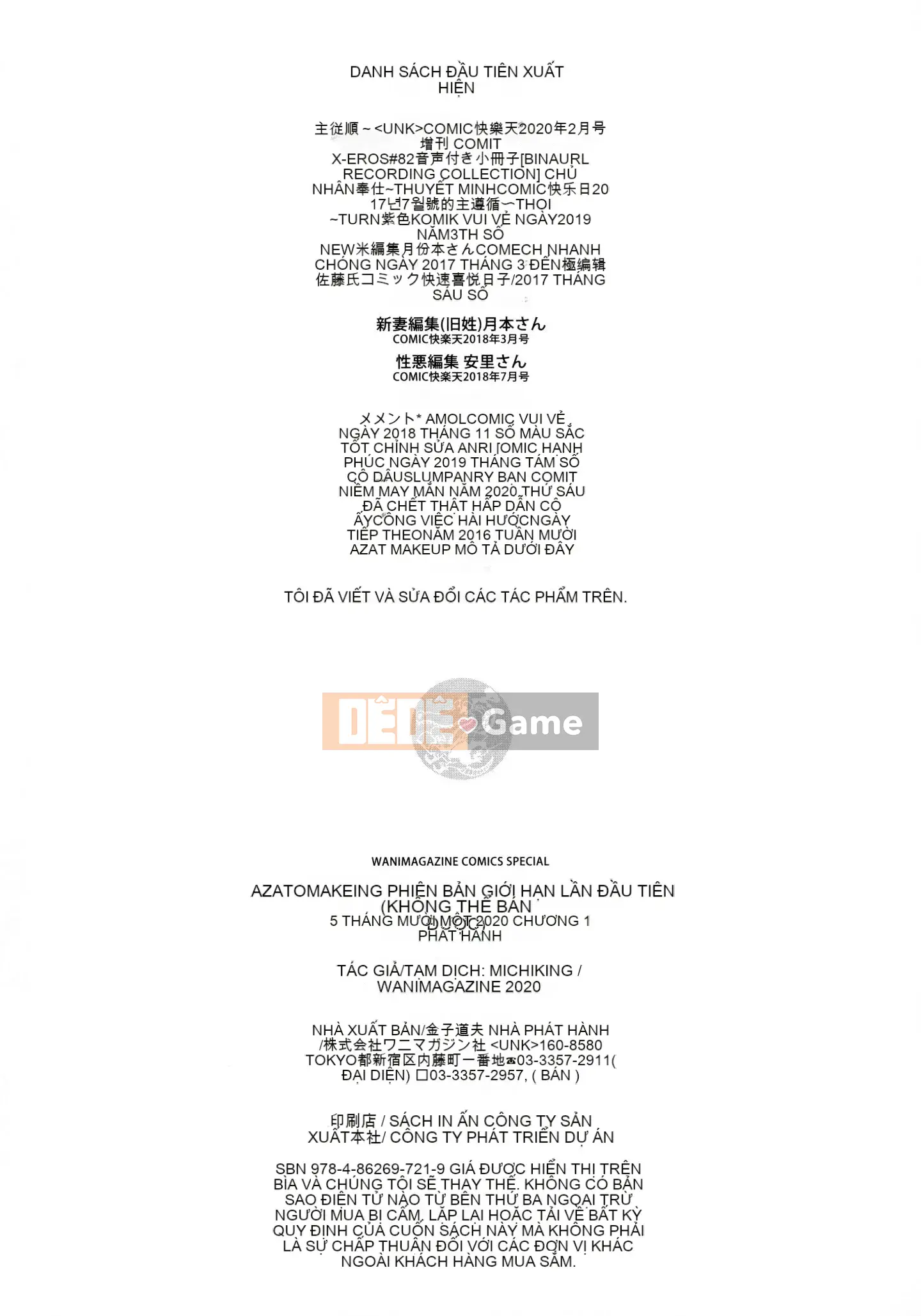 [Michikingu] Làm Azato + Tập sách 8P