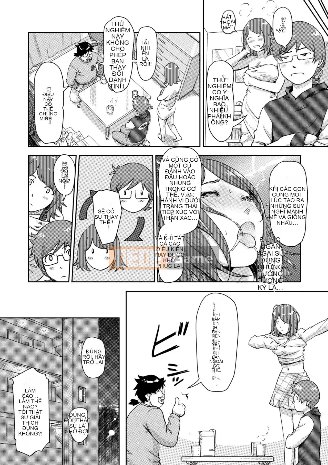 Trao đổi niềm vui, lần đầu trải nghiệm cơ thể phụ nữ