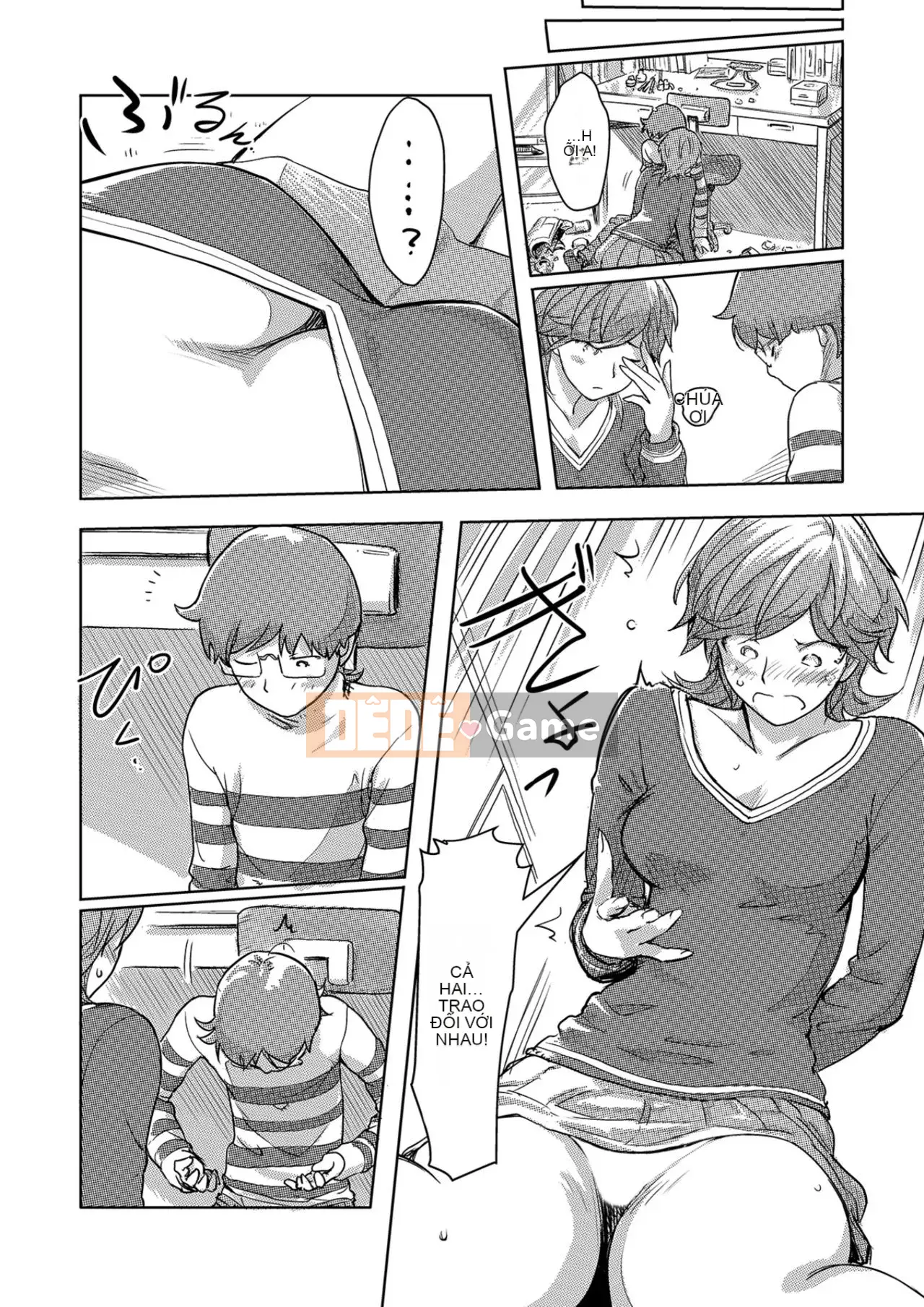 Trao đổi niềm vui, lần đầu trải nghiệm cơ thể phụ nữ