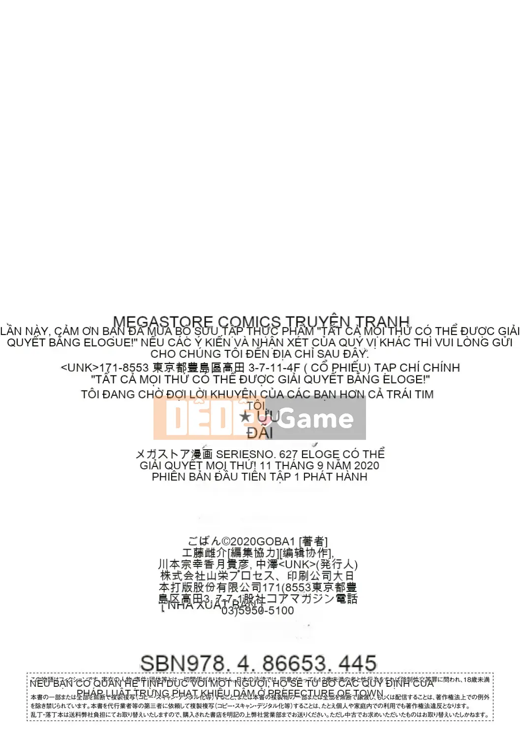 [Goban] Eroge có thể giải quyết mọi thứ!