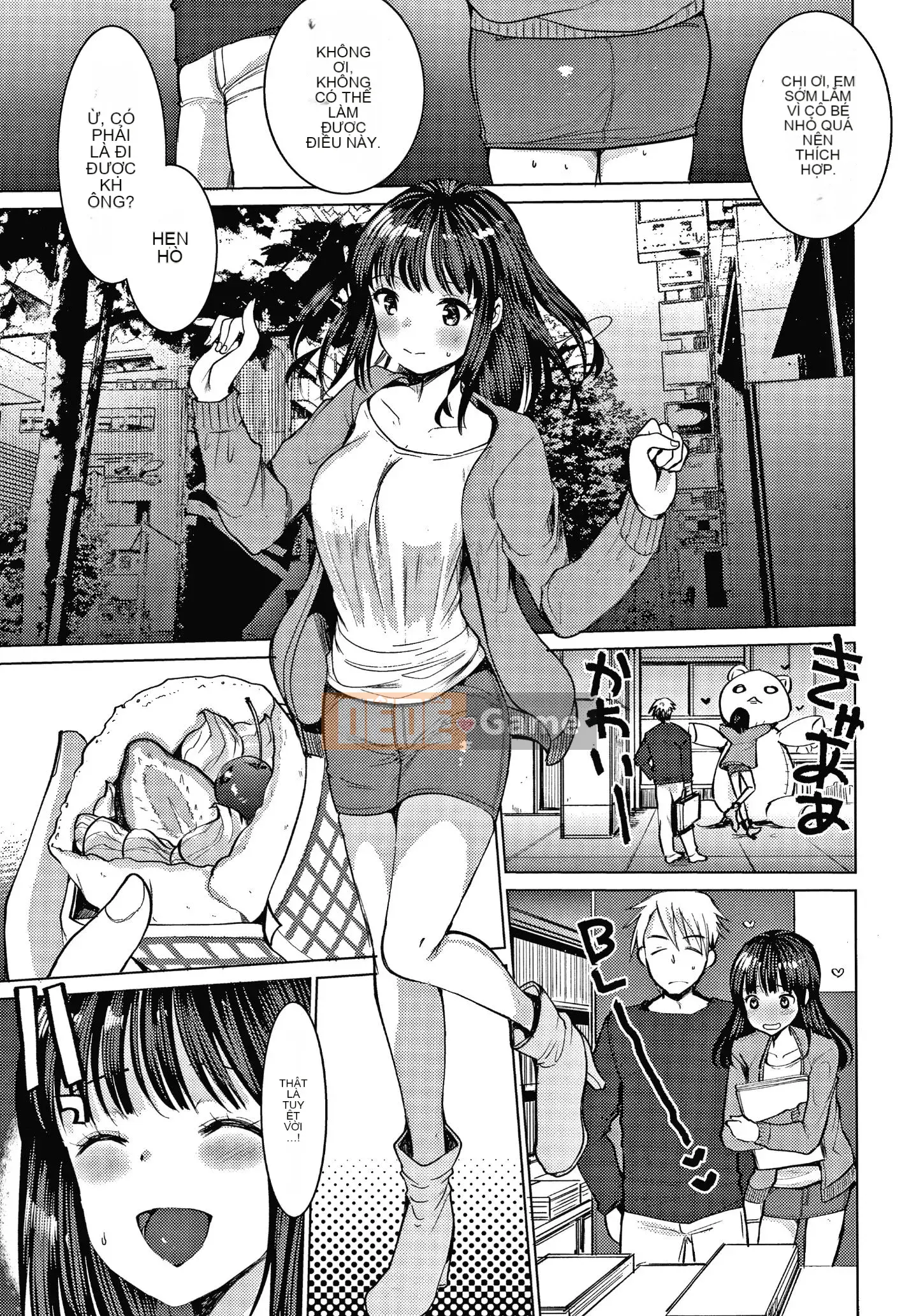 [Kameyoshi Ichiko] Thử thách luyện tập đôi + Thẻ minh họa