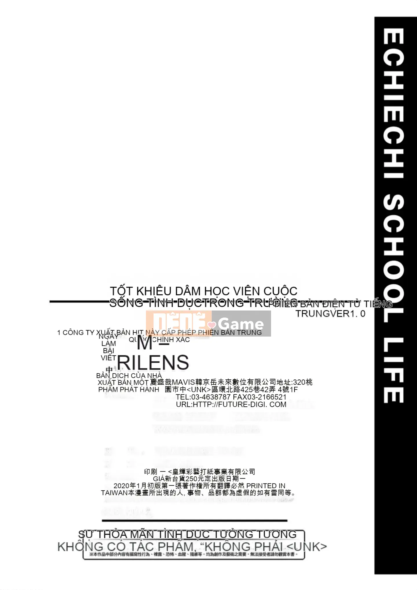 [Fuyu Mikan] Cuộc sống học đường Echiechi