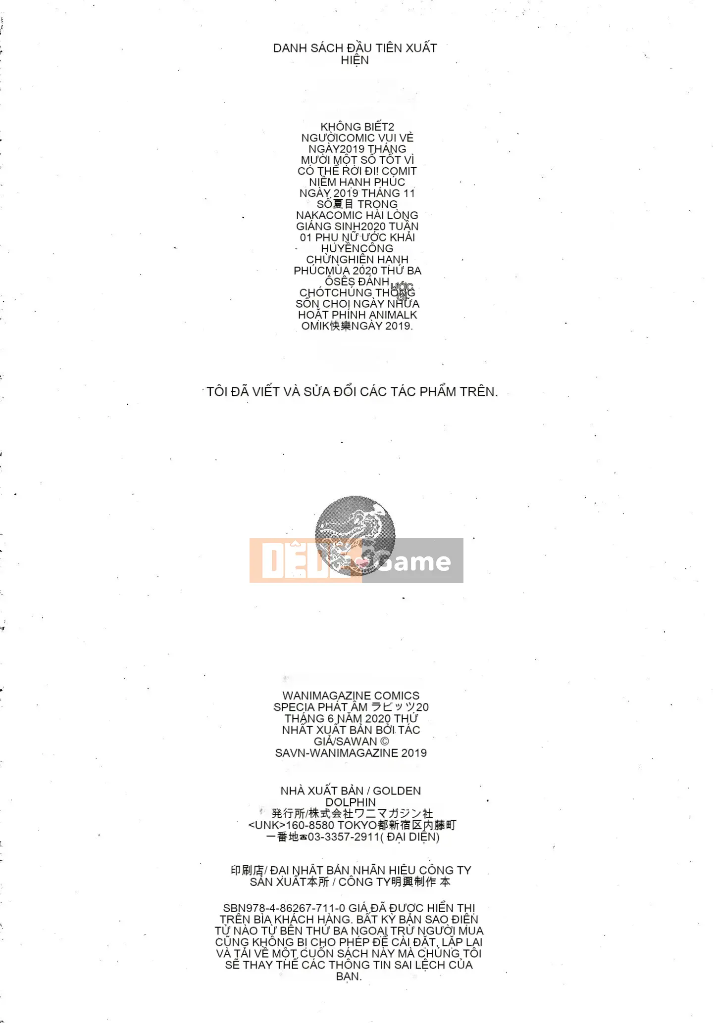 [SAVAN] Thỏ động dục + Tờ rơi 4P