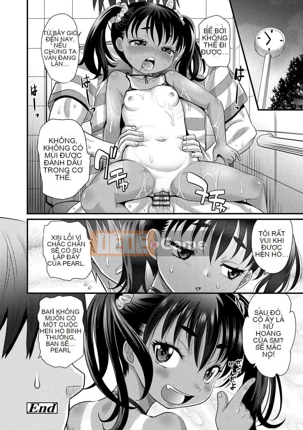 Âm hộ màu hồng của cô gái da trắng Toko Brown của Tan Girl