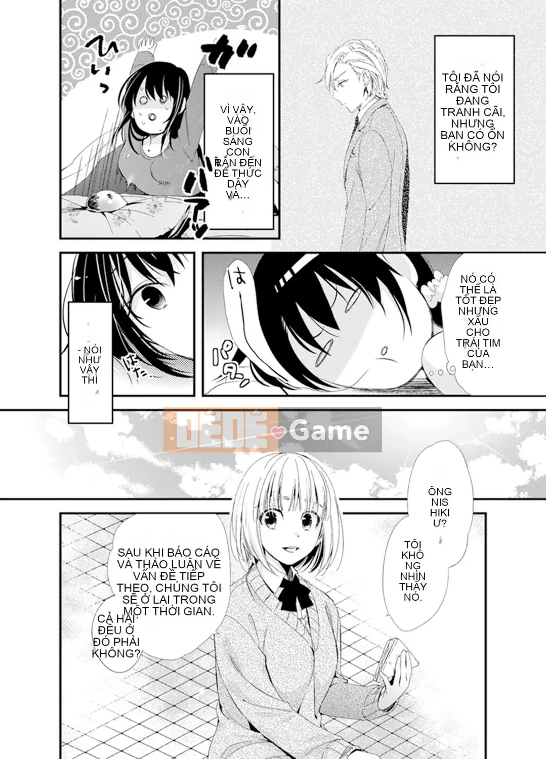 (Seinen Comic) [Eigetsu Minamino] Đi học với một ổ bánh mì trong miệng.