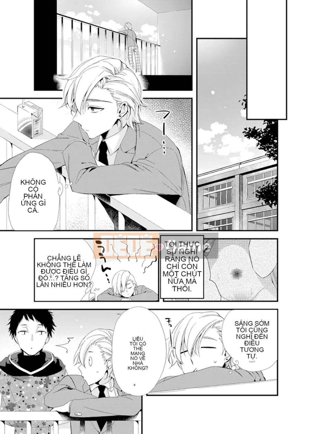 (Seinen Comic) [Eigetsu Minamino] Đi học với một ổ bánh mì trong miệng.