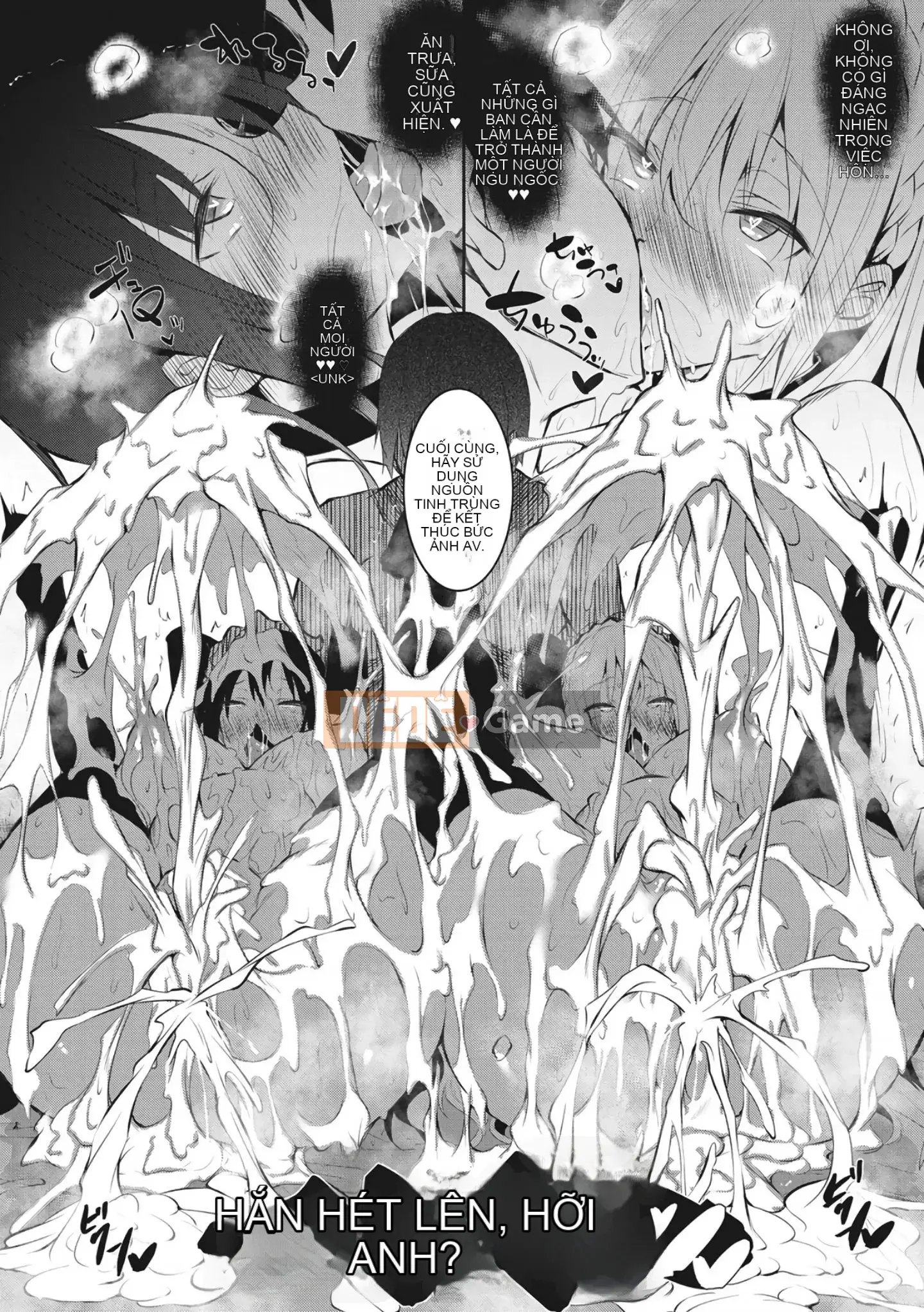 [Han cá nhân hóa người ngoài hành tinh nóng bỏng] [Fukuhachima Naoto] Phủ đầy sữa