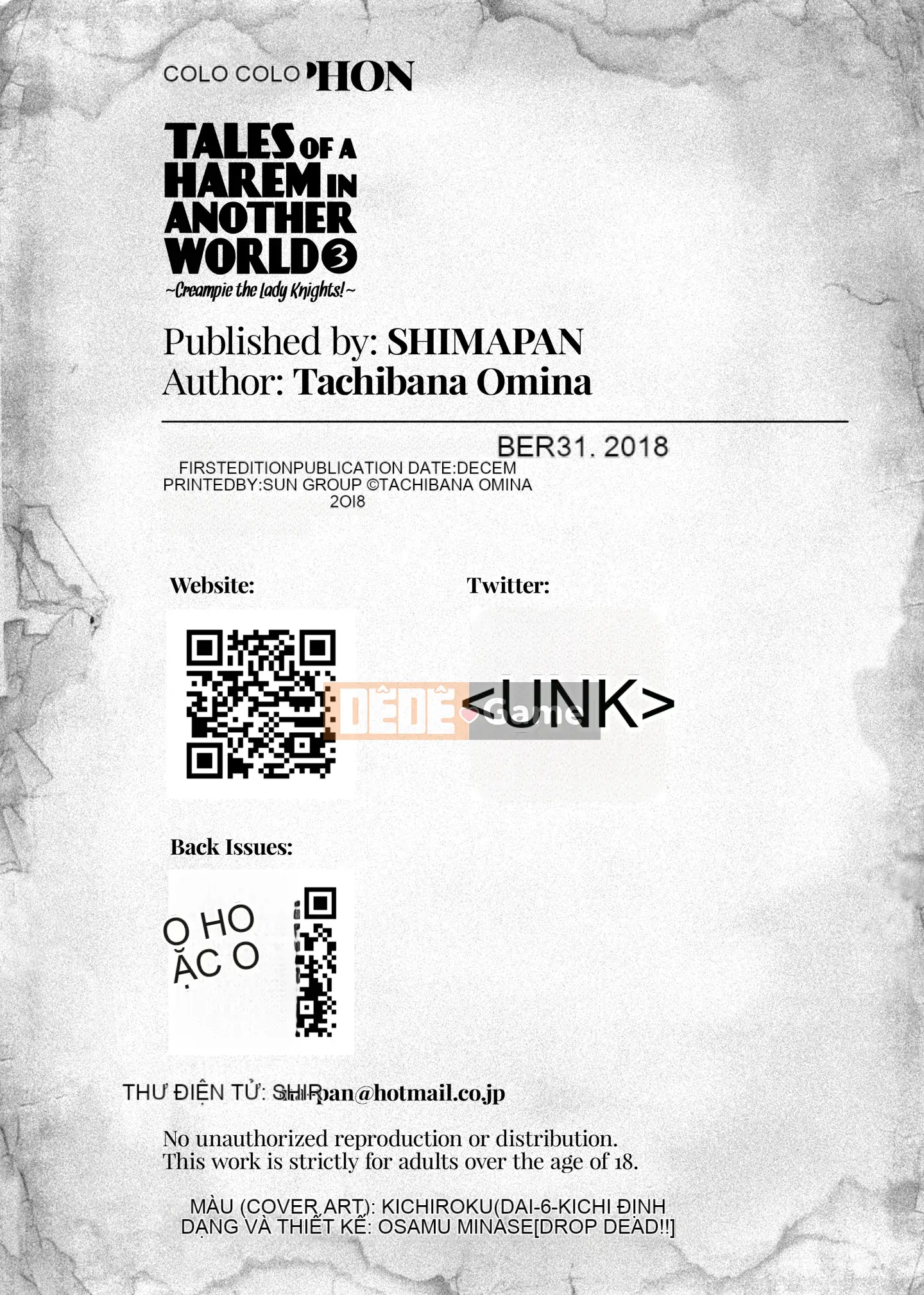 [Tachibana オミナ] Câu chuyện Harlem ở thế giới khác 1-4.5+ Gaiden [Cá nhân chán x tóc không sửa]