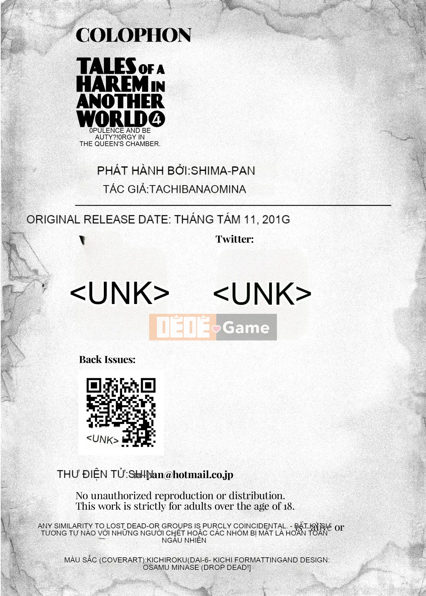 [Tachibana オミナ] Câu chuyện Harlem ở thế giới khác 1-4.5+ Gaiden [Cá nhân chán x tóc không sửa]