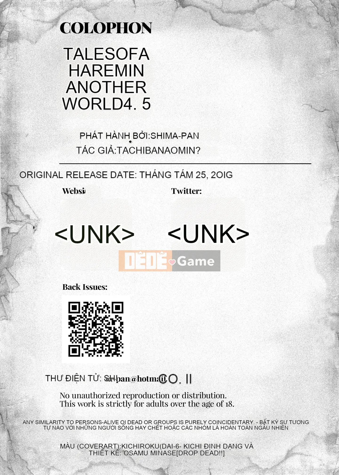 [Tachibana オミナ] Câu chuyện Harlem ở thế giới khác 1-4.5+ Gaiden [Cá nhân chán x tóc không sửa]