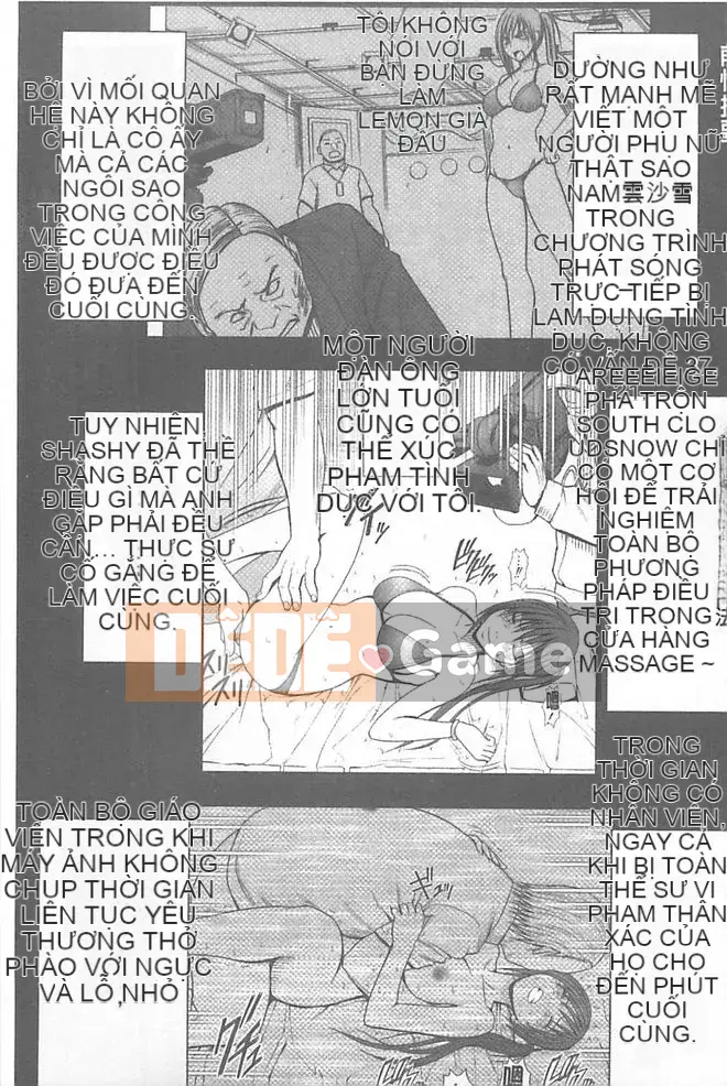 [クリムゾン] Một người phụ nữ được xoa bóp để đạt cực khoái (giữa)