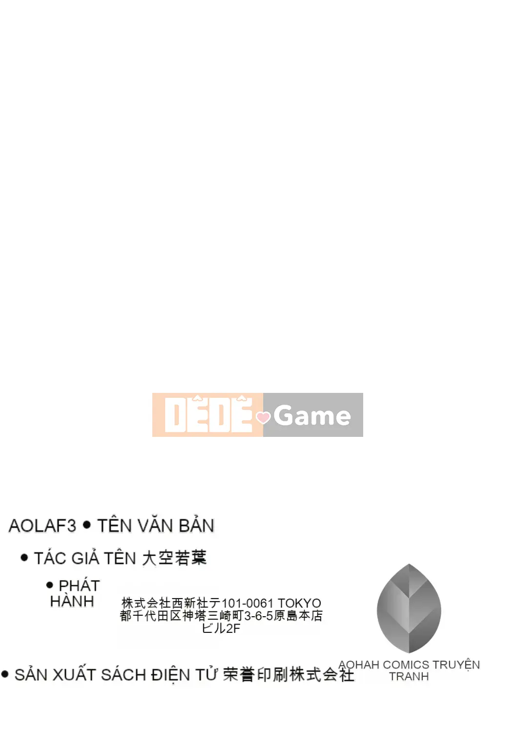 [Ozora Wakaba] Aorab [Kỹ thuật số]