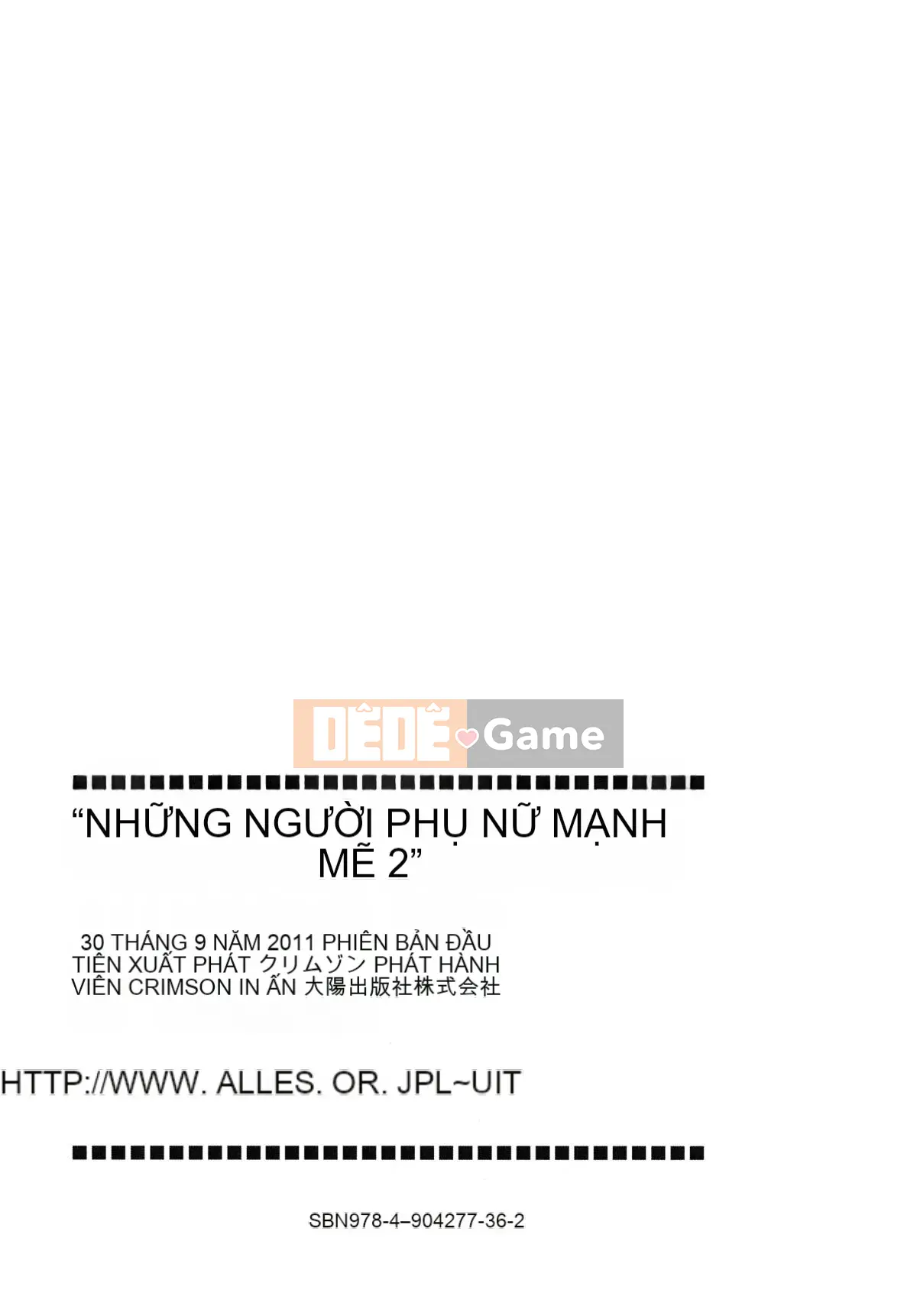 [Crimson] Người phụ nữ mạnh mẽ và quý phái